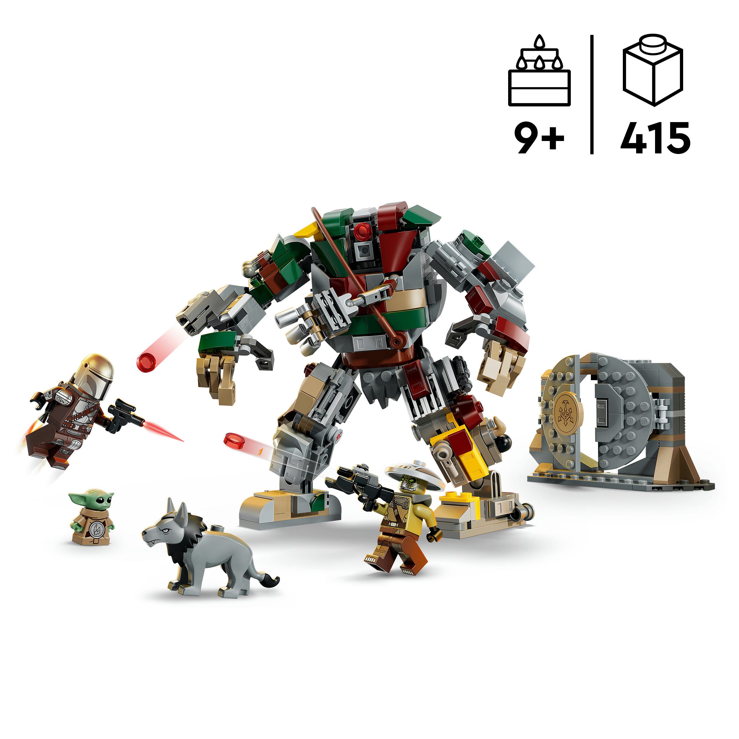 LEGO® Showdown mit dem Wächterdroiden am Huttenpalast (75451) Konstruktionsspielsteine, (415 St), LEGO Star Wars, Made in Europe – Bild 3 von 5