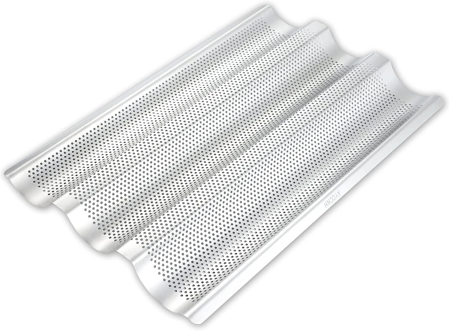 FELIXLEO Backform Baguette Brotpfanne Edelstahl Perforierte Backform 3 Wellen, (1-tlg)