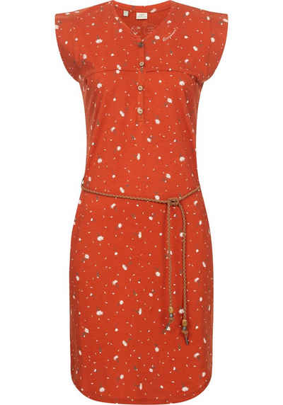 Ragwear Sommerkleid Zofka Dress Organic leichtes Jersey Kleid mit sommerlichem Print