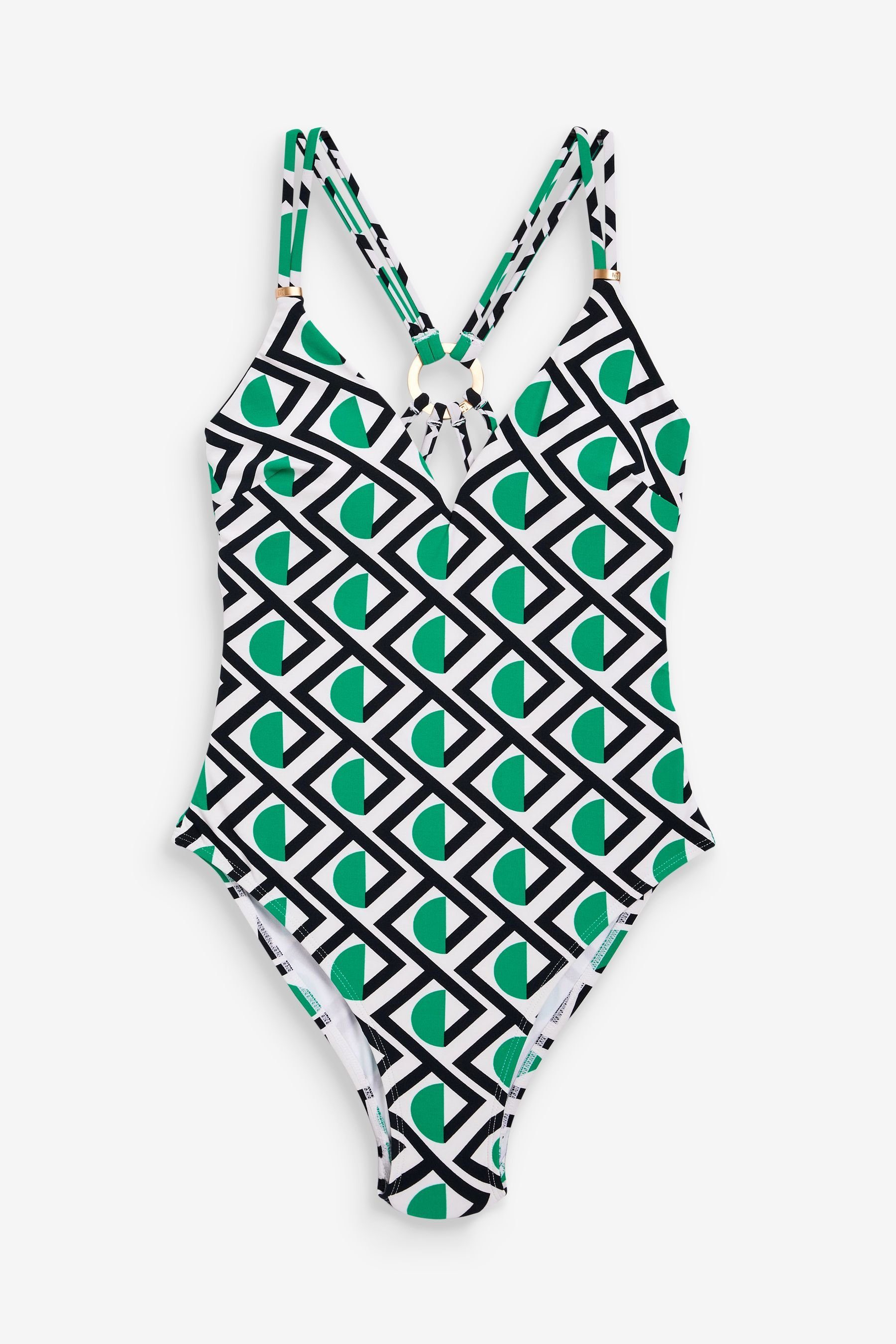 Next Badeanzug Bauchweg-Badeanzug mit tiefem Rückenausschnitt (1-St)