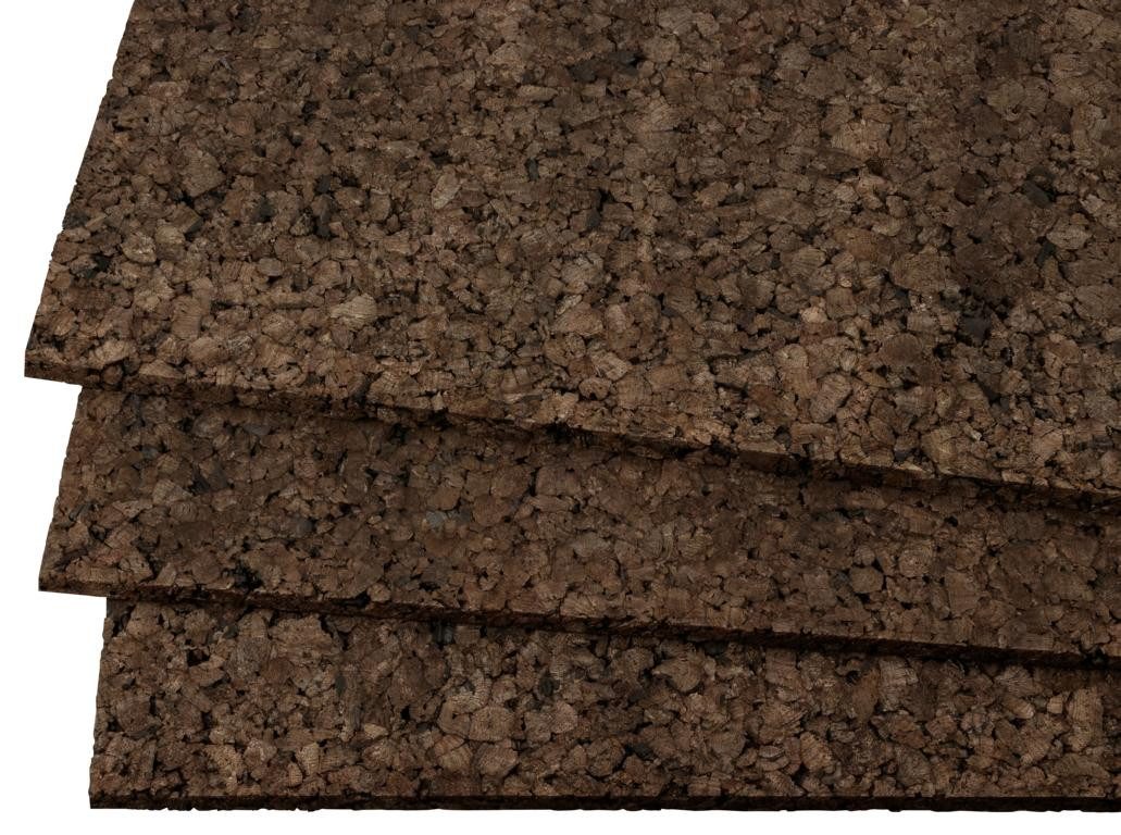 Kork-Deko.de Dämmplatte Dämmplatte expandierter Kork (Schwarzkork), als natürliches Dämmmaterial