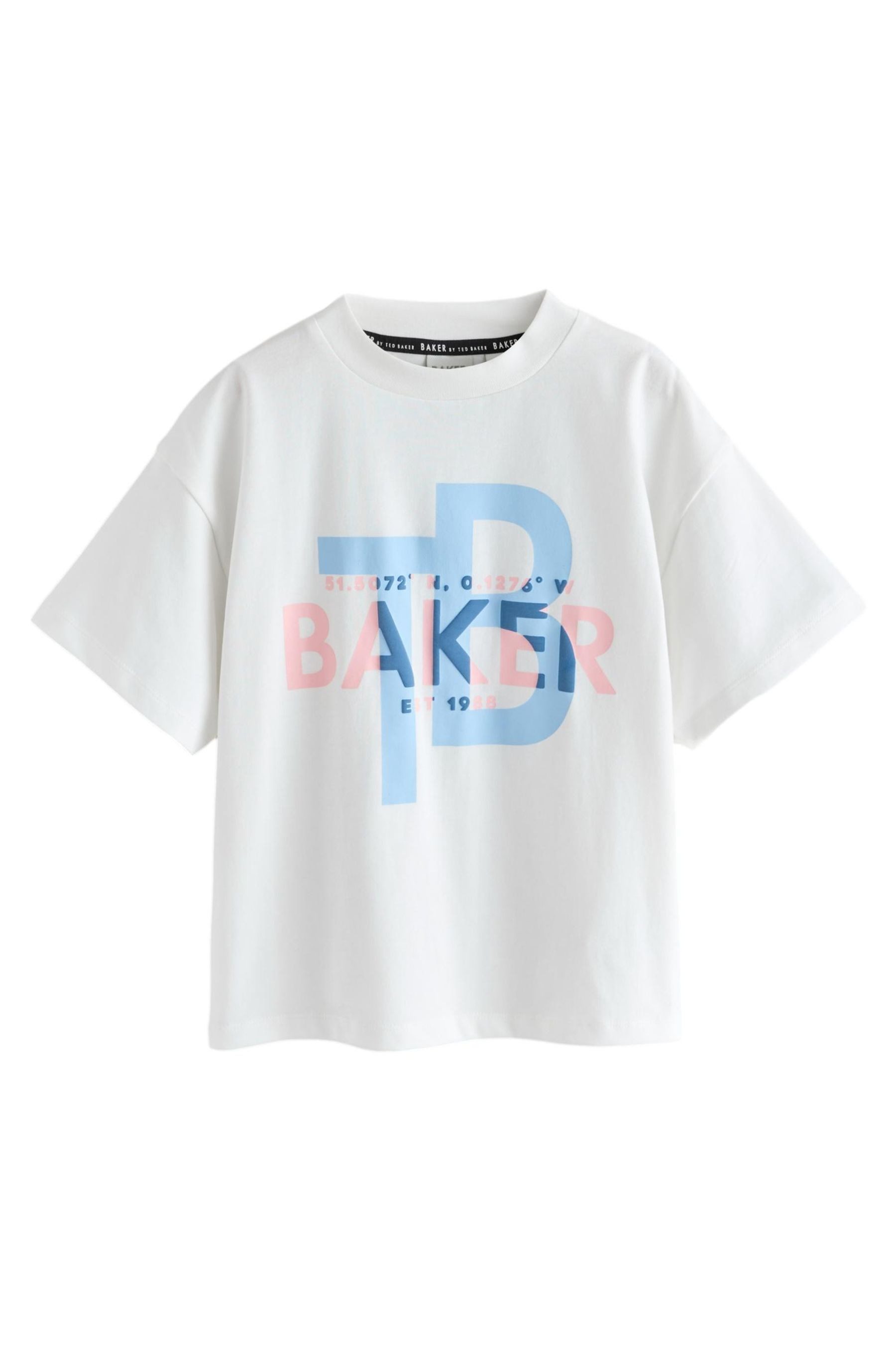 Baker by Ted Baker T-Shirt Baker by Ted Baker Oversized T-Shirt mit Grafik (1-tlg)