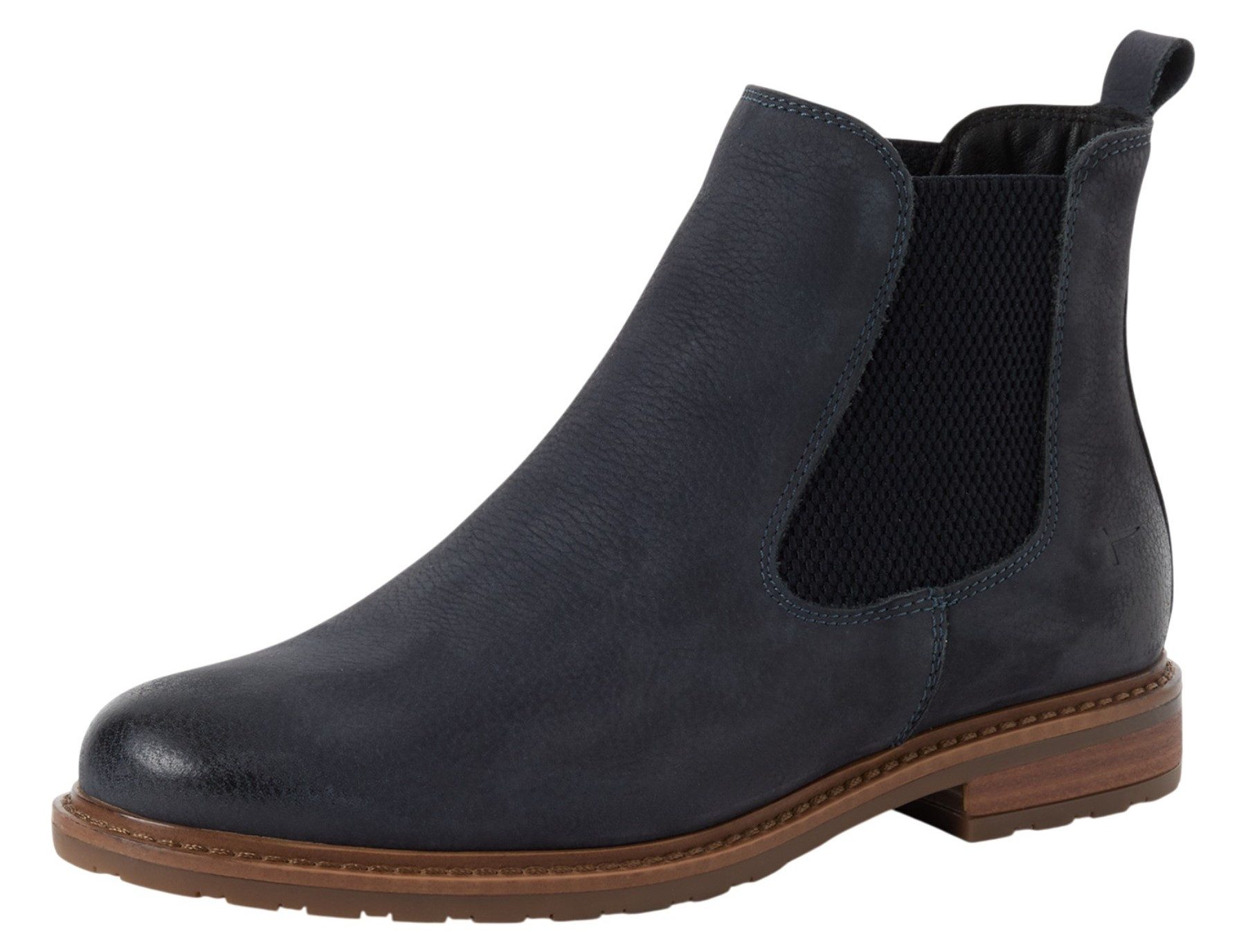 Tamaris 1-25056-41 827 Navy Nubuc Stiefelette