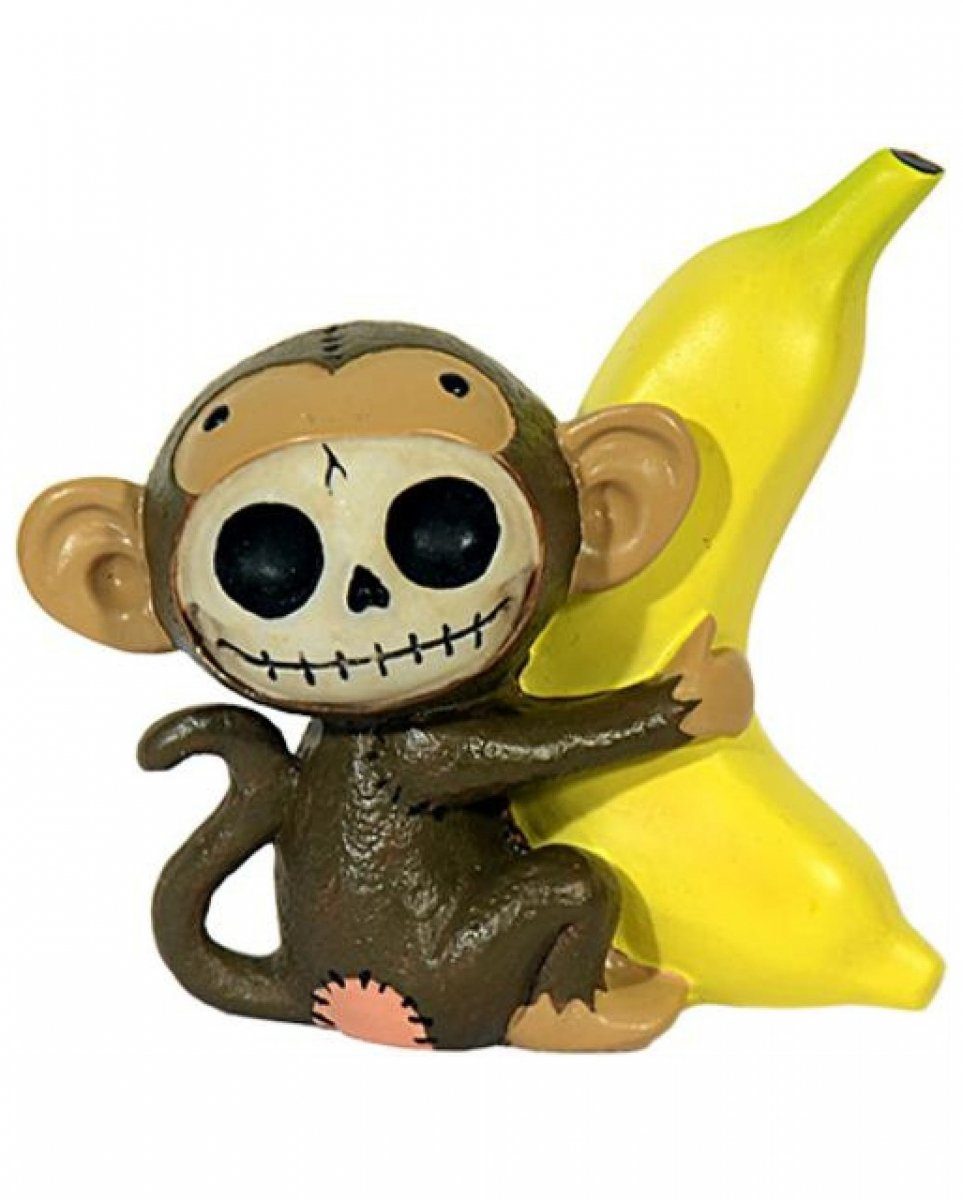 für Munky Figur Horror-Shop Furrybones - Kleine Skelettfigur S Dekofigur