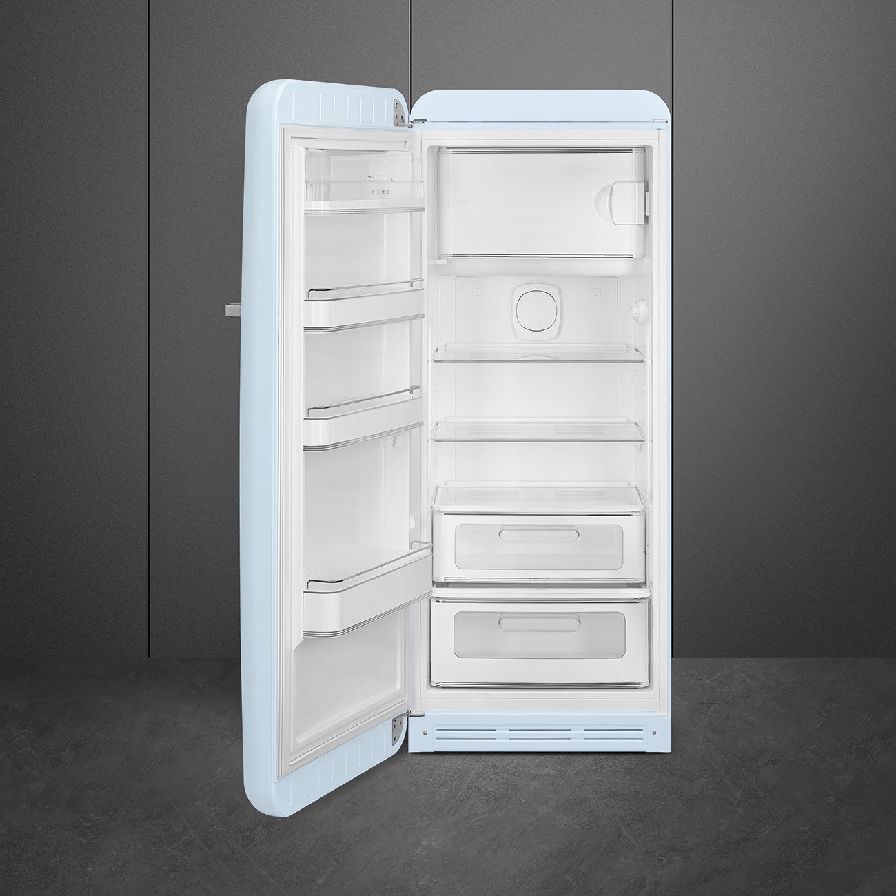 Smeg Kühl-/Gefrierkombination FAB28LPB6, 153.0 cm hoch, 60.01 cm breit, Retro-Design