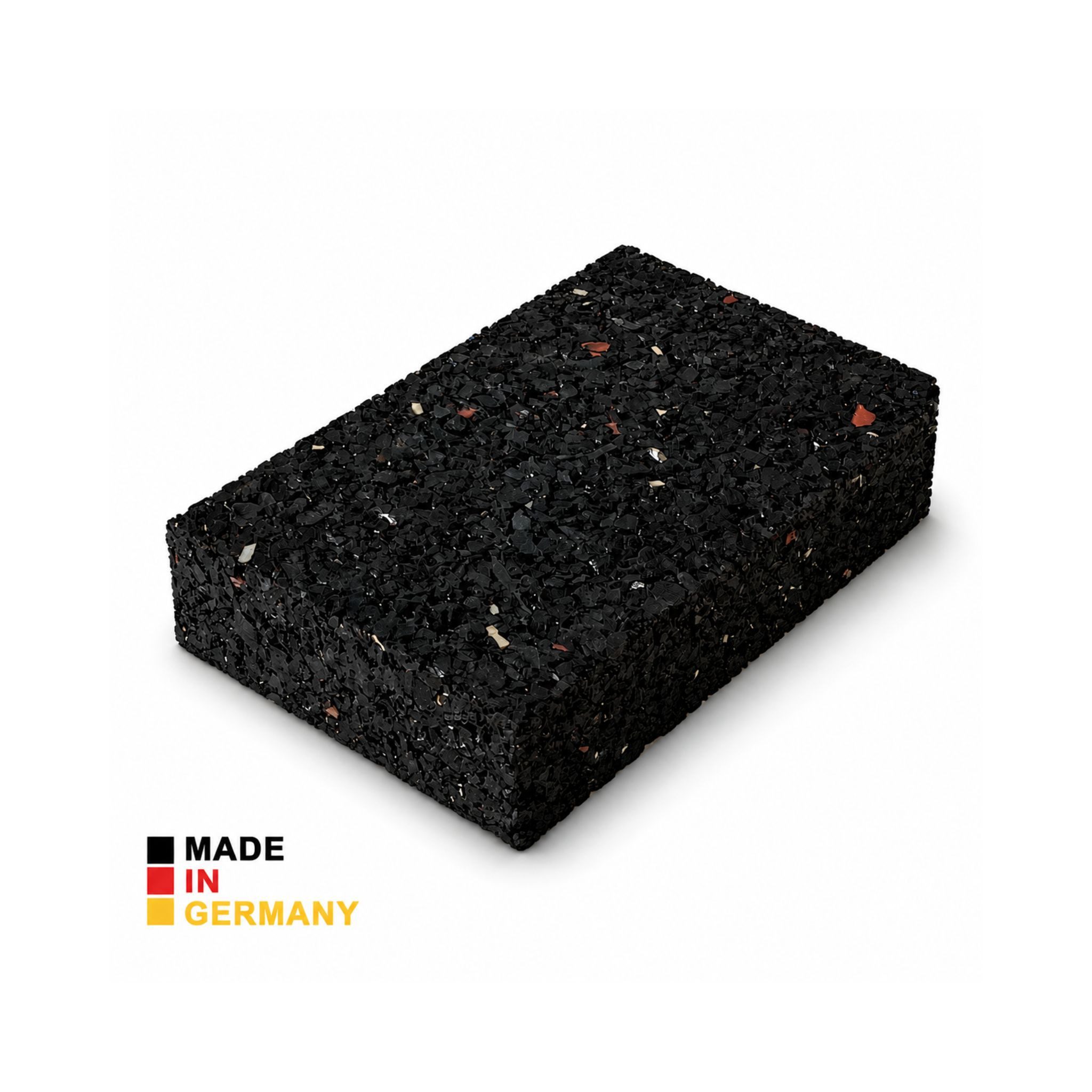 WPC Profi Terrassendielen Gummi Pad Terrassenpad für Holz Terrassen Gummigranulat 3 - 20 mm, (für Terrassenbau, 25-St., verschiedene Höhen)