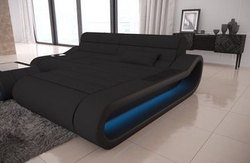 Sofa Dreams Ecksofa Polster Stoffsofa Couch Concept L Form Stoff Sofa, mit LED, Designersofa mit ergonomischer Rückenlehne