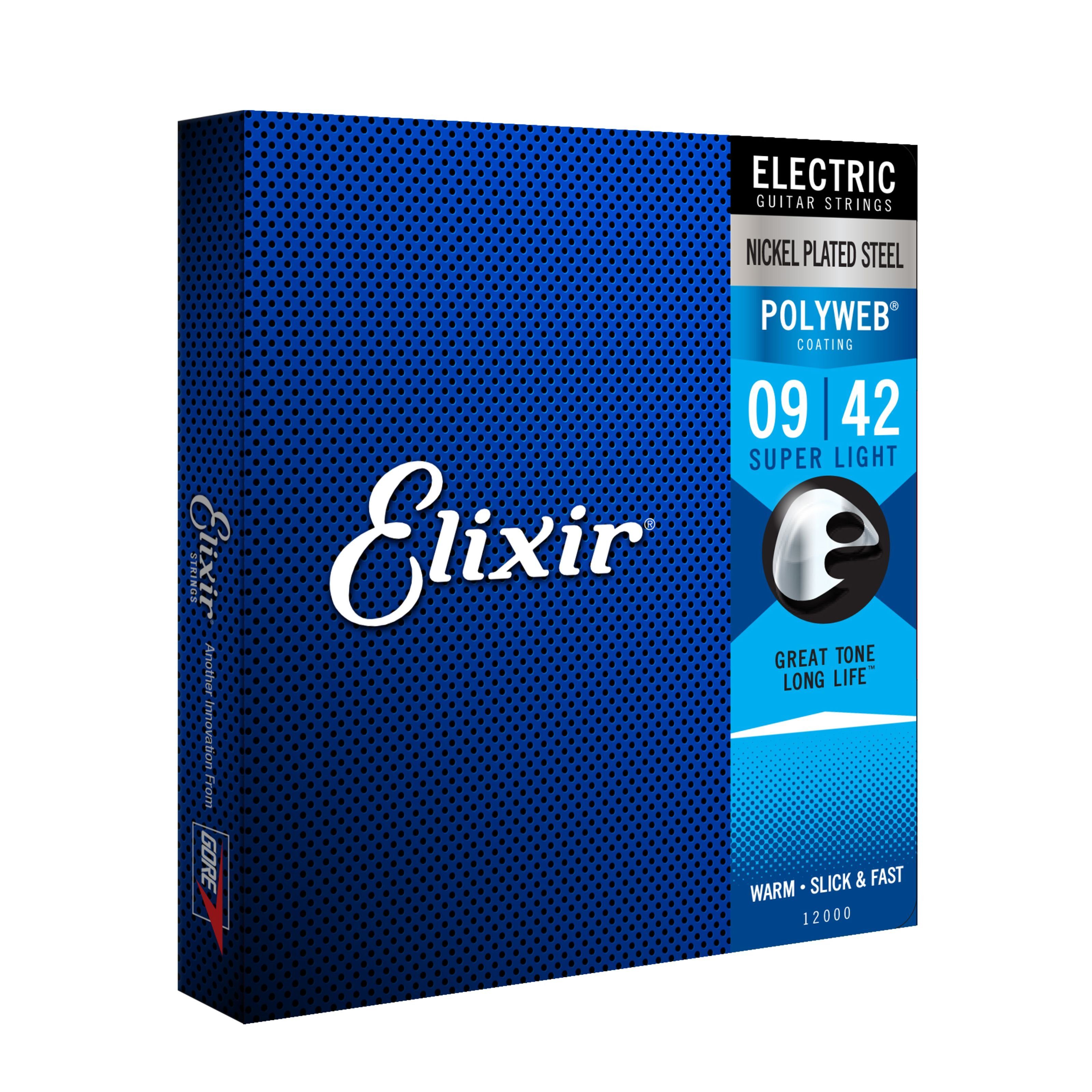 Elixir Saiten, 12000 Polyweb Electric 09-42 - E-Gitarrensaiten