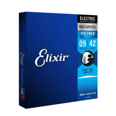 Elixir Saiten, 12000 Polyweb Electric 09-42 - E-Gitarrensaiten