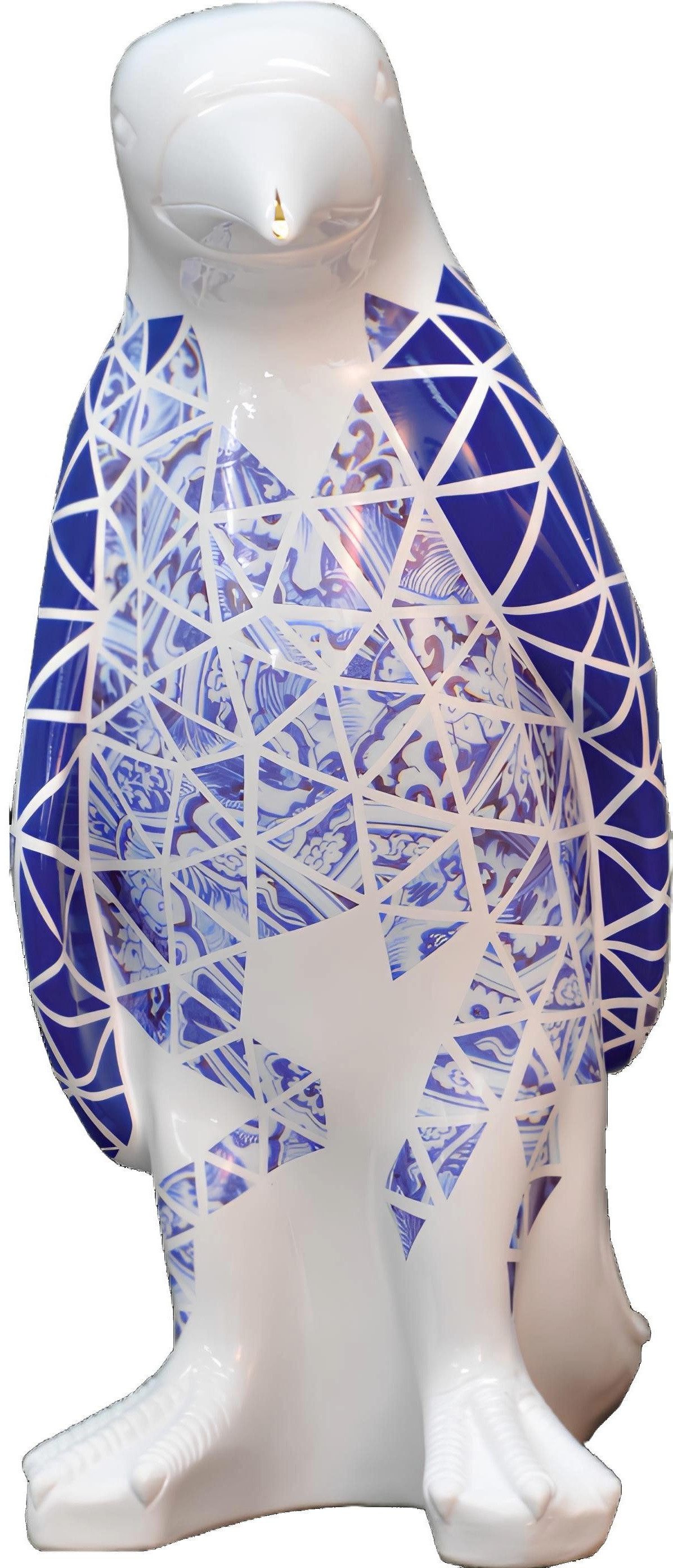 Xlmoebel Dekoobjekt Pinguin Statue aus hochwertigem Material für fröhliche Deko (Pinguin-Abziehbild Material: Kunststoff 67 cm Höhe), Hergestellt in Europa