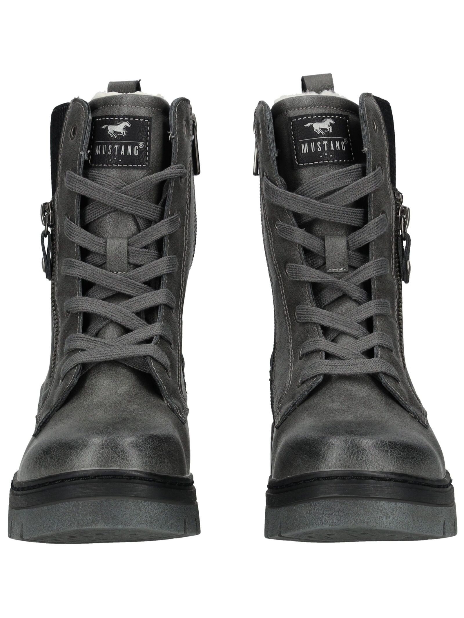 Mustang Shoes Mustang Shoes Stiefelette Lederimitat Schnürstiefelette