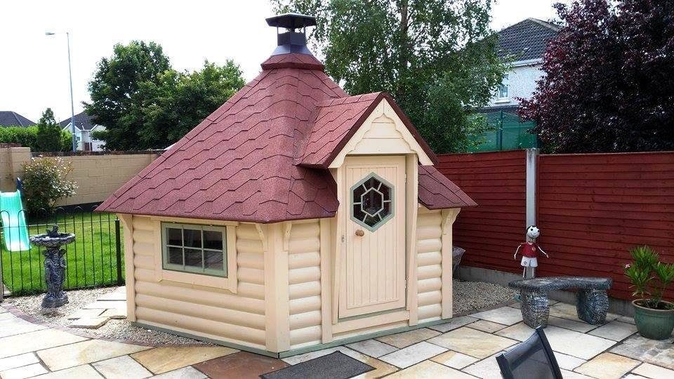 Thumbnail - JVmoebel Grillkota Hütte Grillhütte Haus Finnische Grills Grillhaus für Garten, BxT: 4.6x5.98 cm, (1x Sauna), Made in Eu...