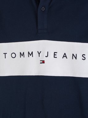 Tommy Jeans Poloshirt TJM REG LINEAR POLO mit großem Tommy Jeans Schriftzug