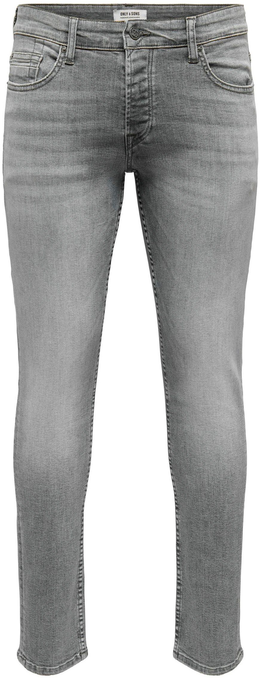 LBD Slim-fit-Jeans 8263 SONS & ONLY ONSLOOM SLIM DNM AZG NOOS light grey