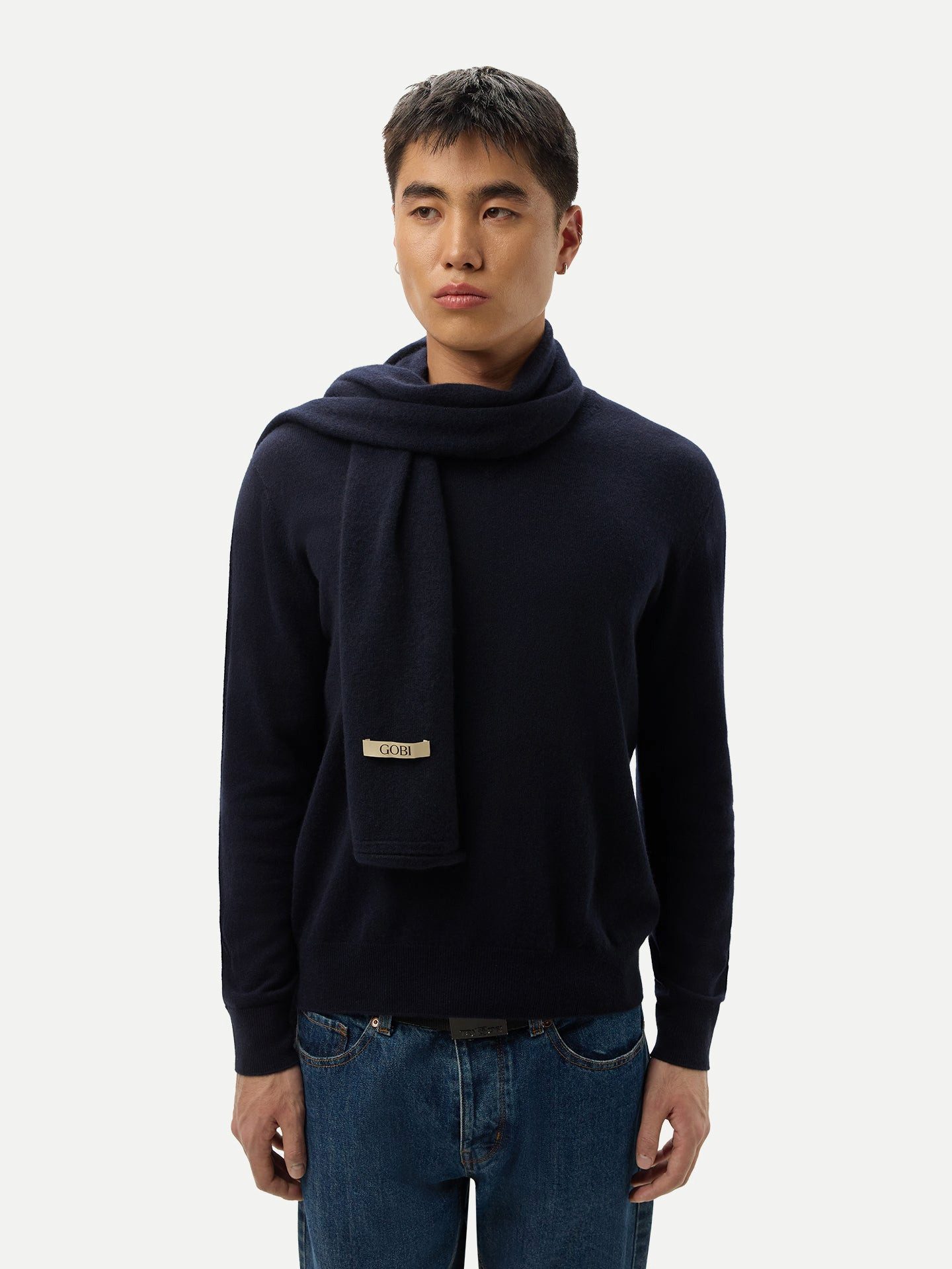 GOBI Cashmere Strickschal Jerseystrick Kaschmirschal günstig online kaufen