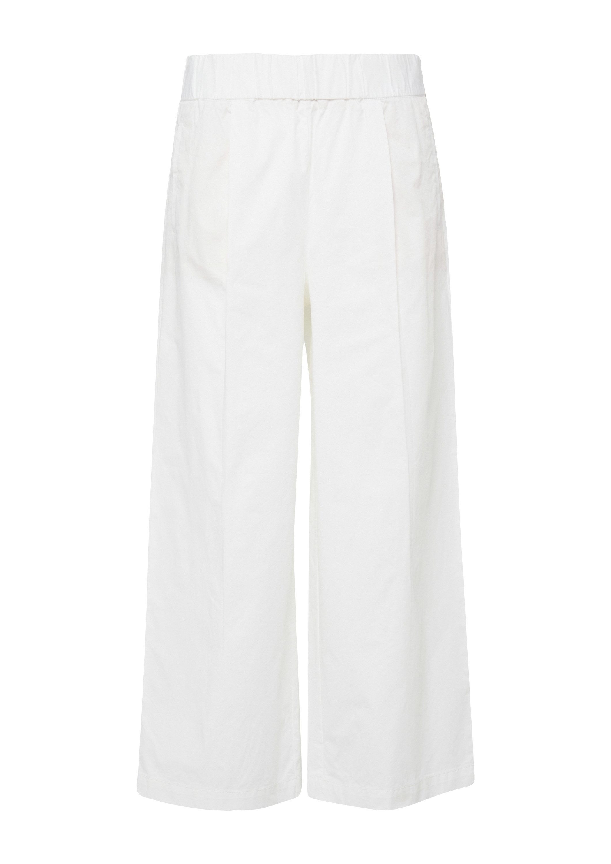 s.Oliver Culotte Hose Wide-Leg-Culotte aus Twill günstig online kaufen