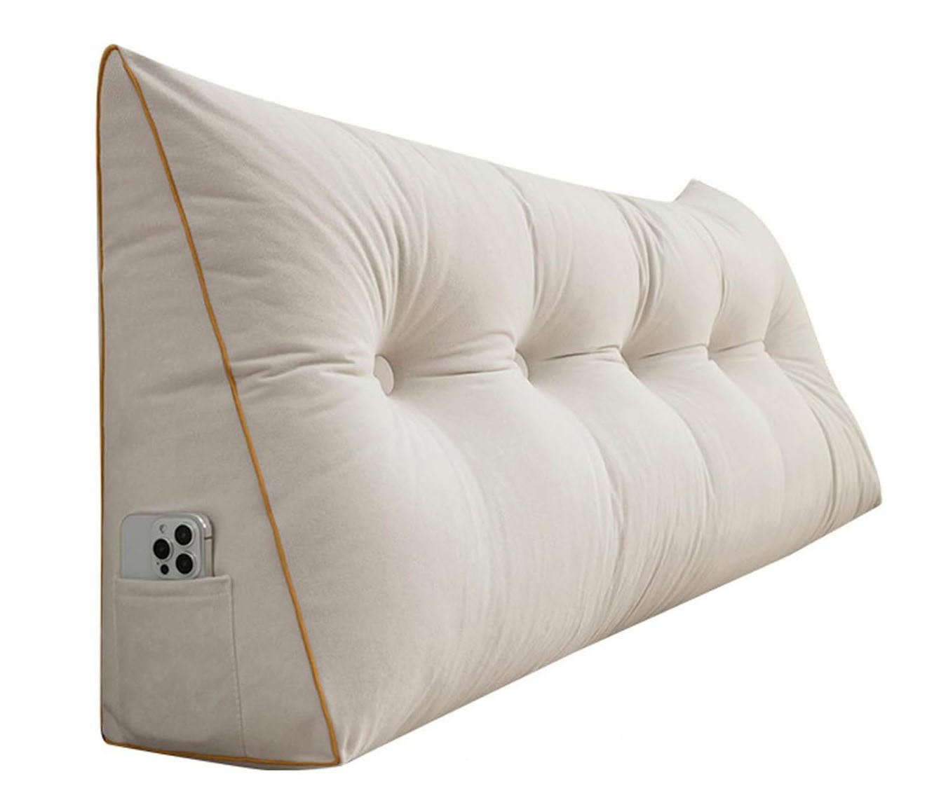 zggzerg Balancekissen Weiches, dreieckiges Bettkeilkissen, gemütliches