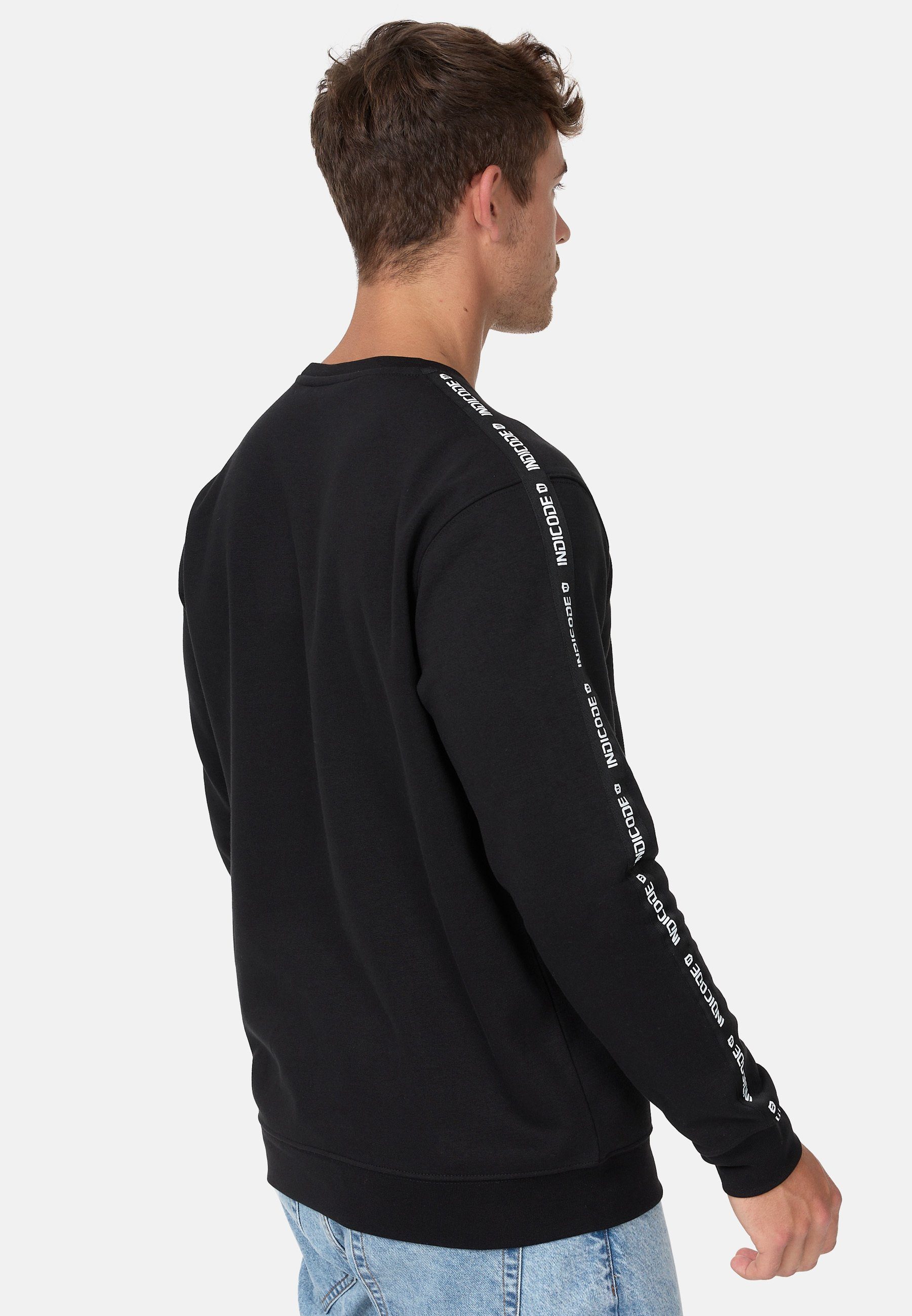 Indicode Sweatshirt Black INKorbin