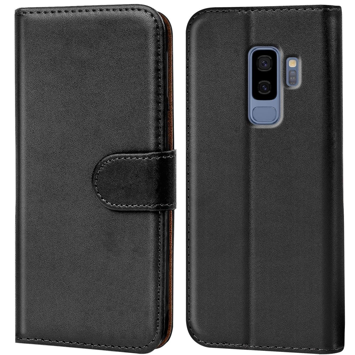 CoolGadget Handyhülle Book Case Handy Tasche für Samsung Galaxy S9 Plus 6,2 Zoll, Hülle Klapphülle Flip Cover für Samsung S9+ Schutzhülle stoßfest