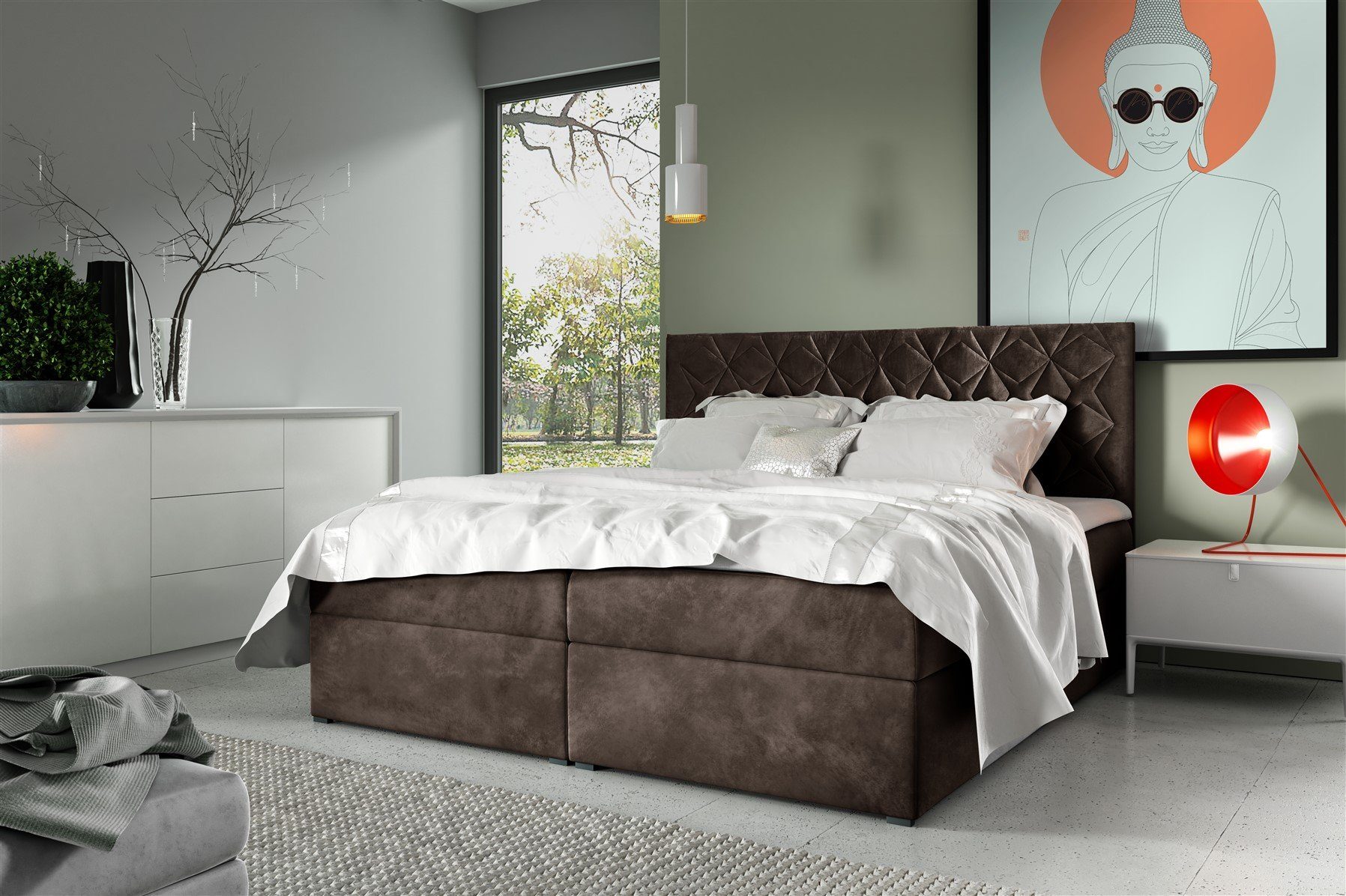 Fun Möbel Boxbett Schlafzimmerbett LAZARO Nr.7 günstig online kaufen