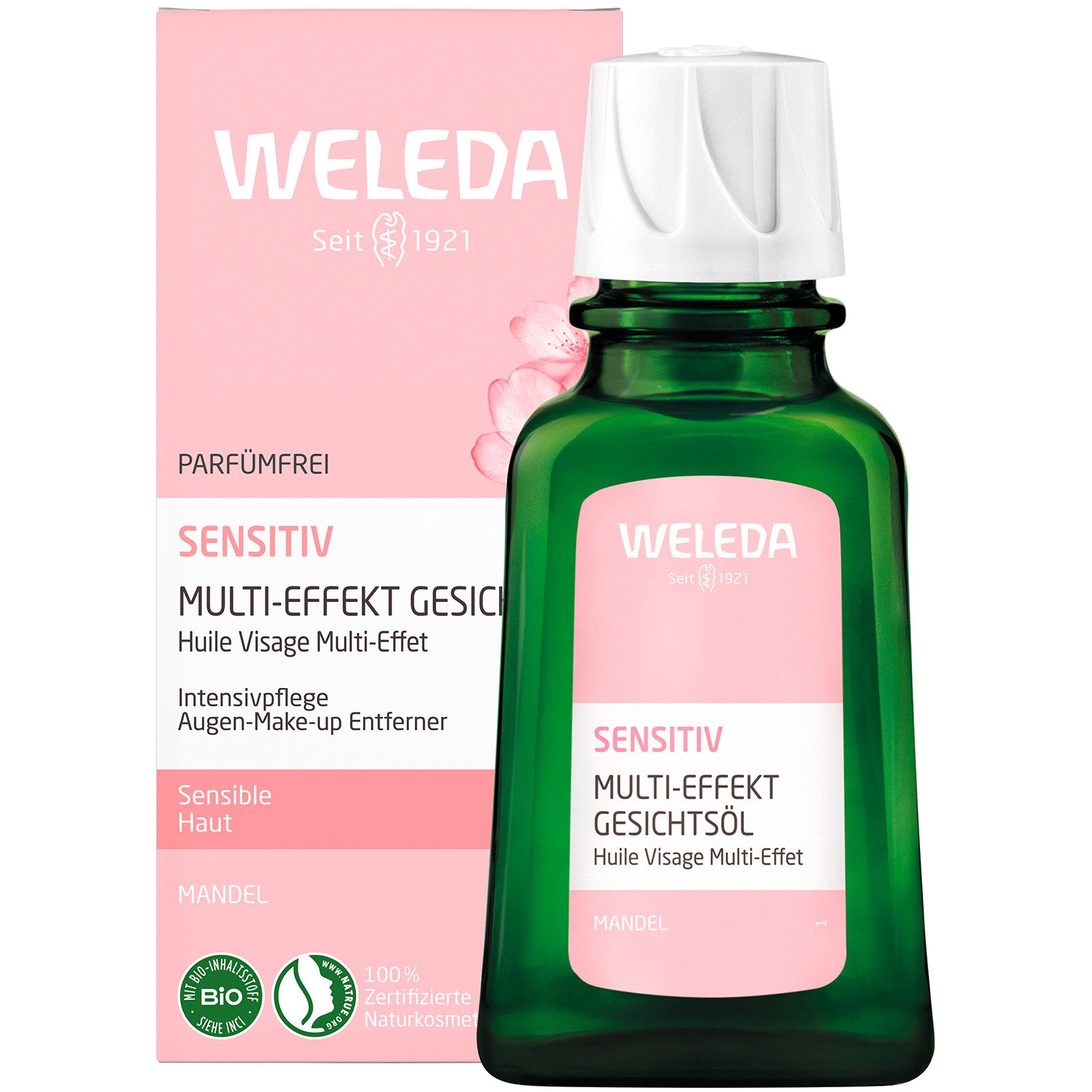 WELEDA Gesichtsöl SENSITIV MULTI-EFFEKT GESICHTSÖL MANDEL