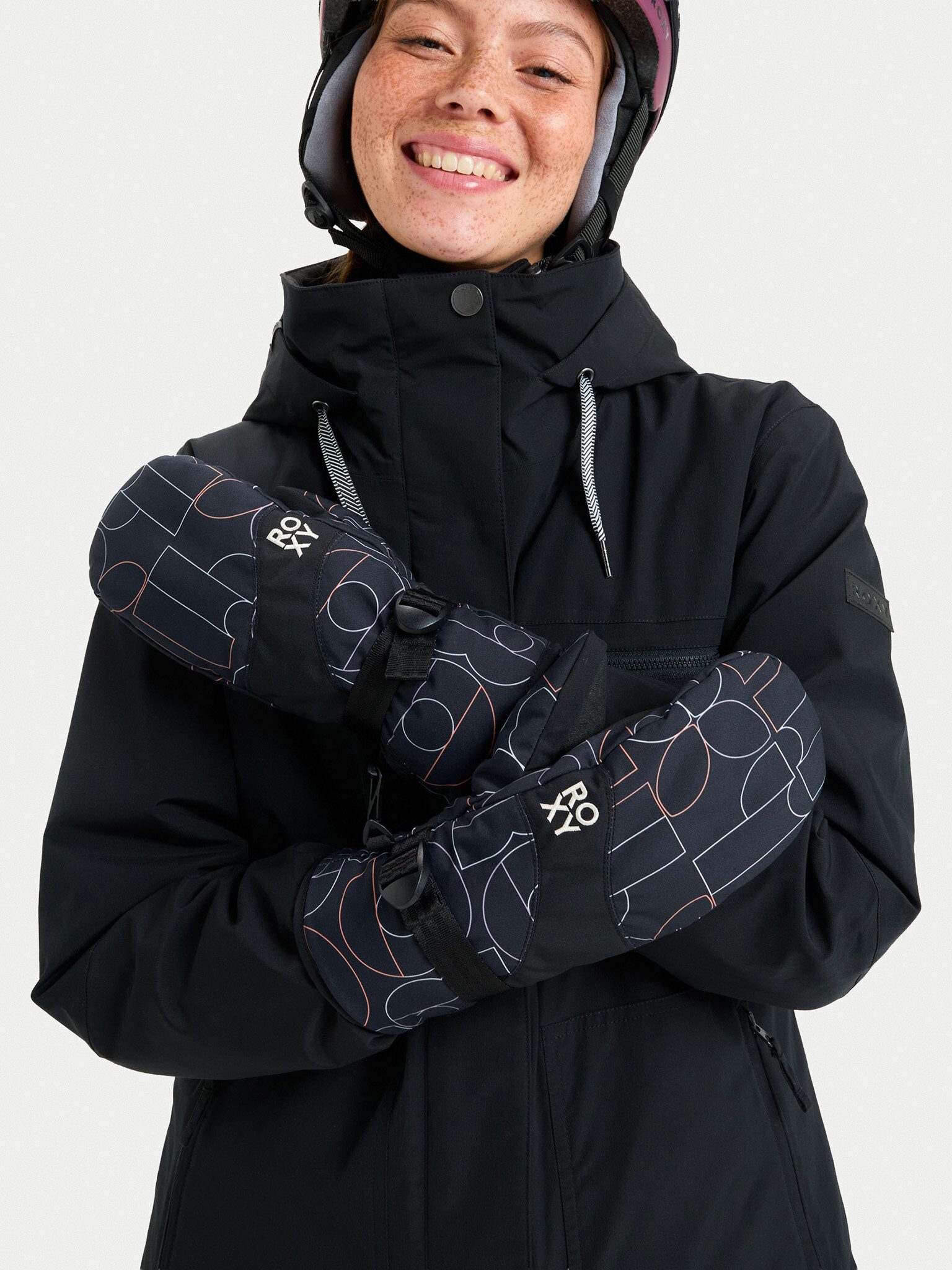 Roxy Skihandschuhe Roxy Damen-Skihandschuhe Schwarz ERJHN03266-KVJ3