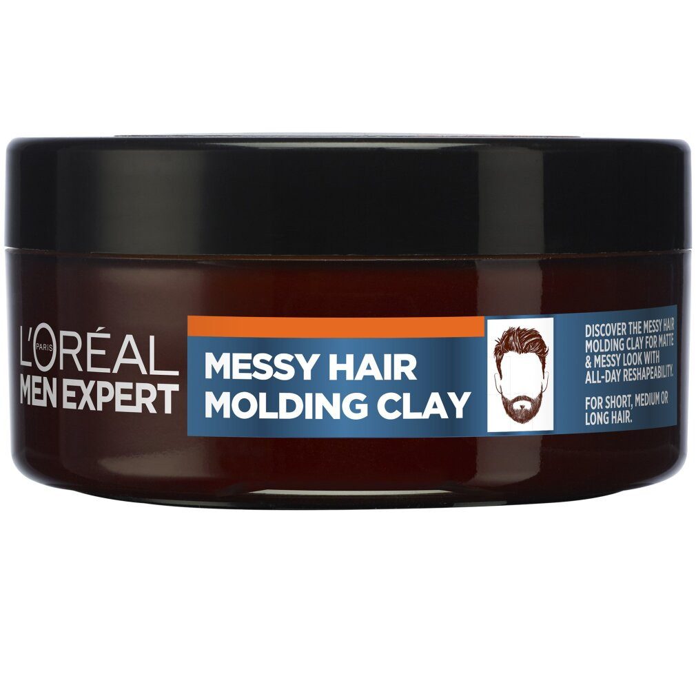 L'Oreal Deutschland Haarfestiger Styling Ton für Haare Men Expert (Unordentliches Haar Formung Ton)