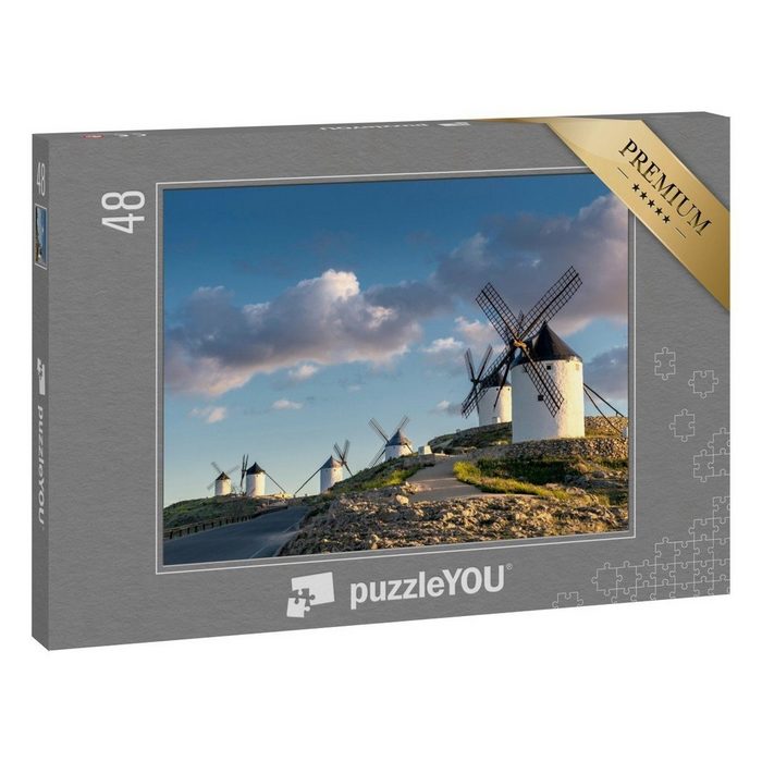 puzzleYOU Puzzle Alte Windmühlen in Consuegra Spanien 48 Puzzleteile puzzleYOU-Kollektionen Windmühlen