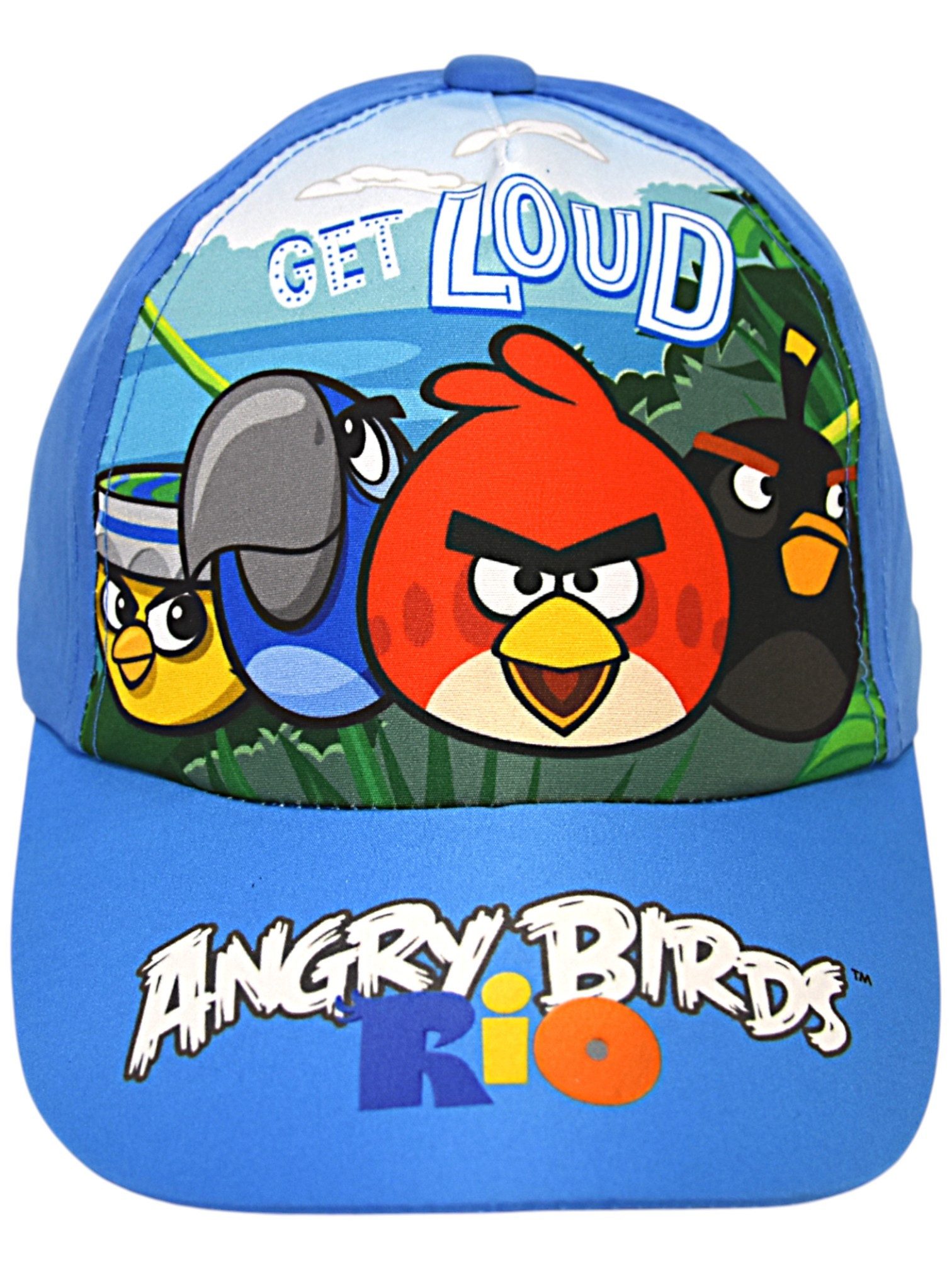 ANGRY BIRDS Baseball Cap GET LOUD Kinder Sommerkappe Größe 52-54 cm