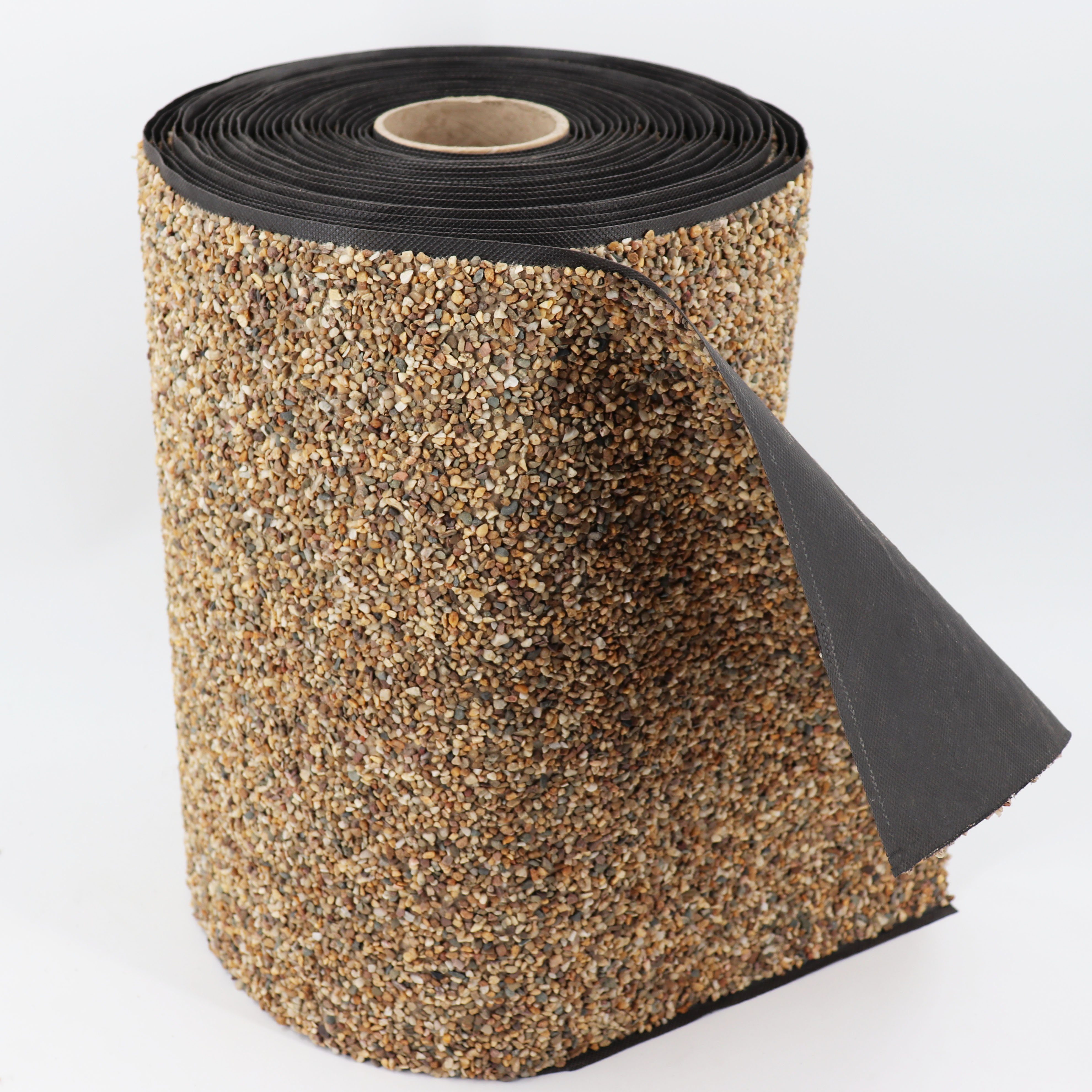 Aquagart Steinfolie Steinfolie 1m x 0,4m breit Für Teichrand Bachlauf Sandfarben, Verkleben, (1-St)