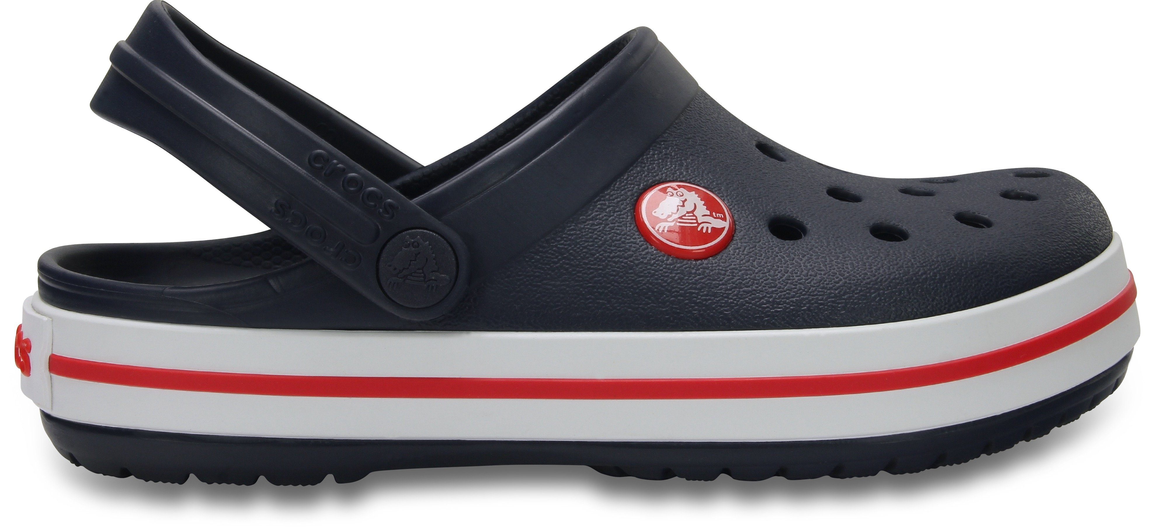 Crocs Crocband Clog kontrastfarbigen navy-red Akzenten Clog K mit