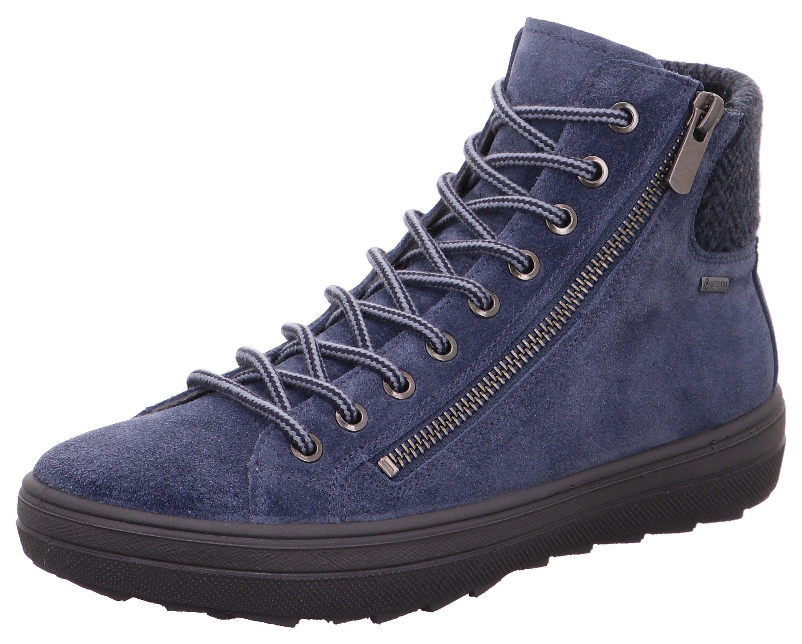 Schaftrand MIRA Winterboots mit Legero blau gepolstertem