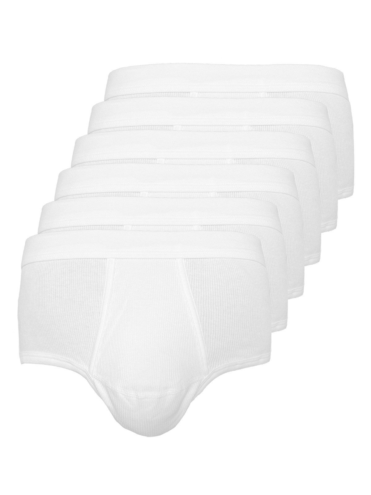 ESGE - Die Wäsche-Macher Slip 6er Pack Herren Slip Doppelripp (Packung, 6-St) mit eingriff