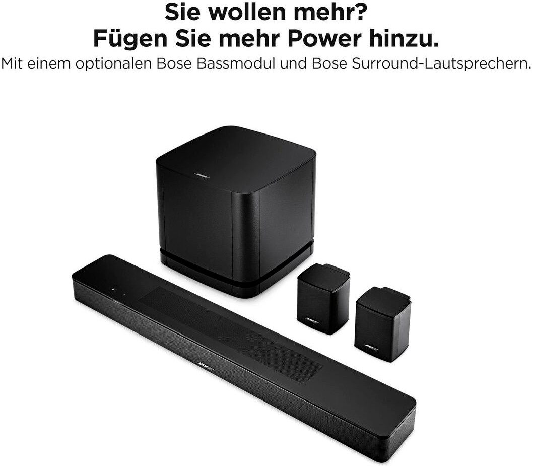 Bose Set: Smart Soundbar+Bass 500+Rear Speaker Soundbar Stereo (Bluetooth, WLAN)