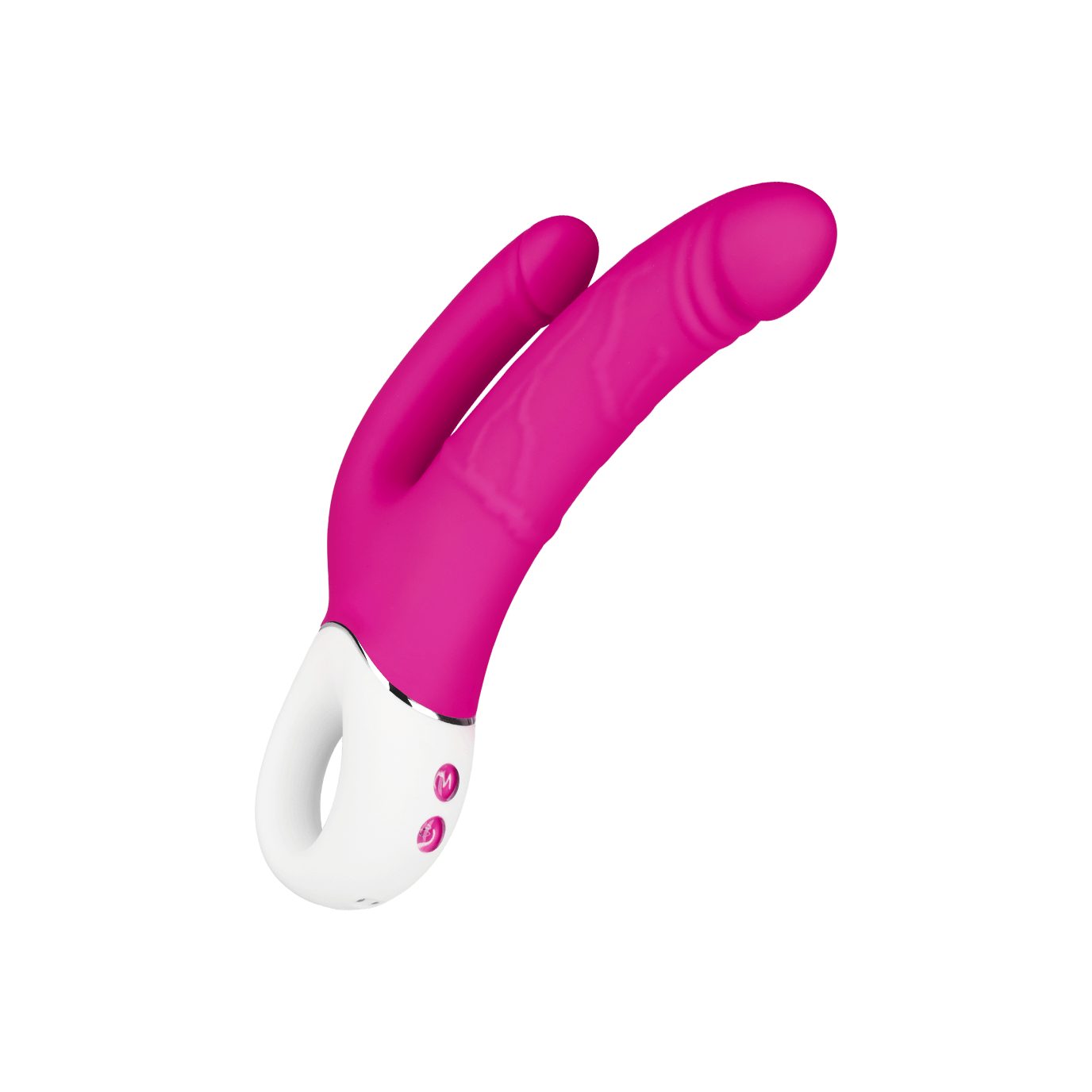 EIS Klitoris-Stimulator EIS Vibrator, Naturvibrator mit 2 Schäften, 24 cm, wasserdicht (IPX7)