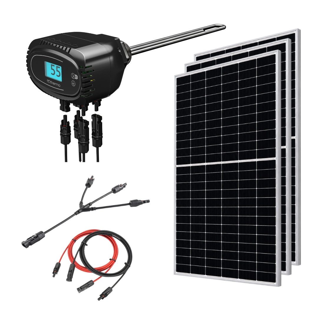 fothermo System AG Heizstab SET-1000, Komplettset, 1000 W; PV-Direktanschluss; stufenlos; ohne Wechselrichter