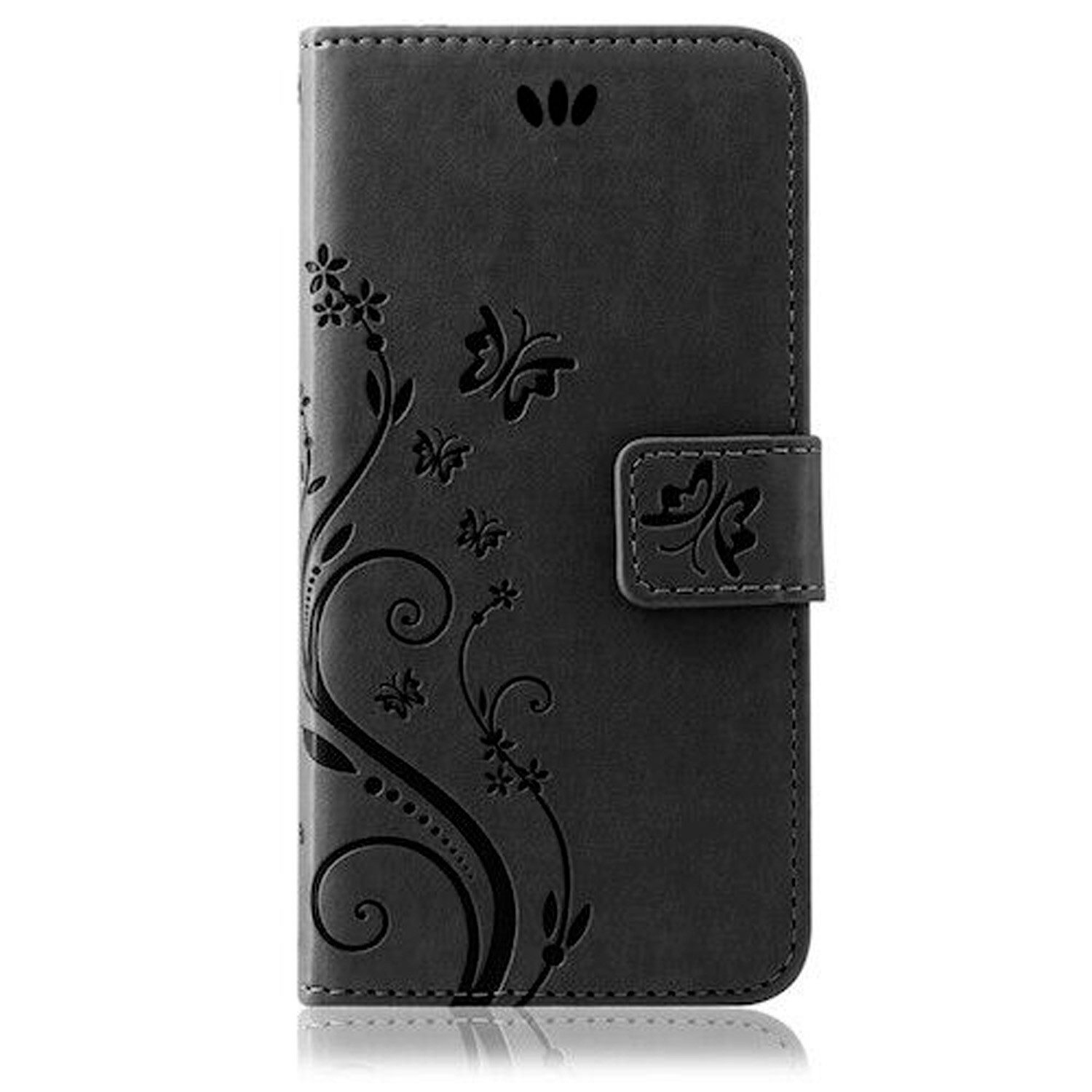 betterfon Handyhülle Handytasche für Apple iPhone Klapphülle Klapphülle, Bookstyle-Hülle: Magnetverschluss 3 Kartenfächer & Standfunktion