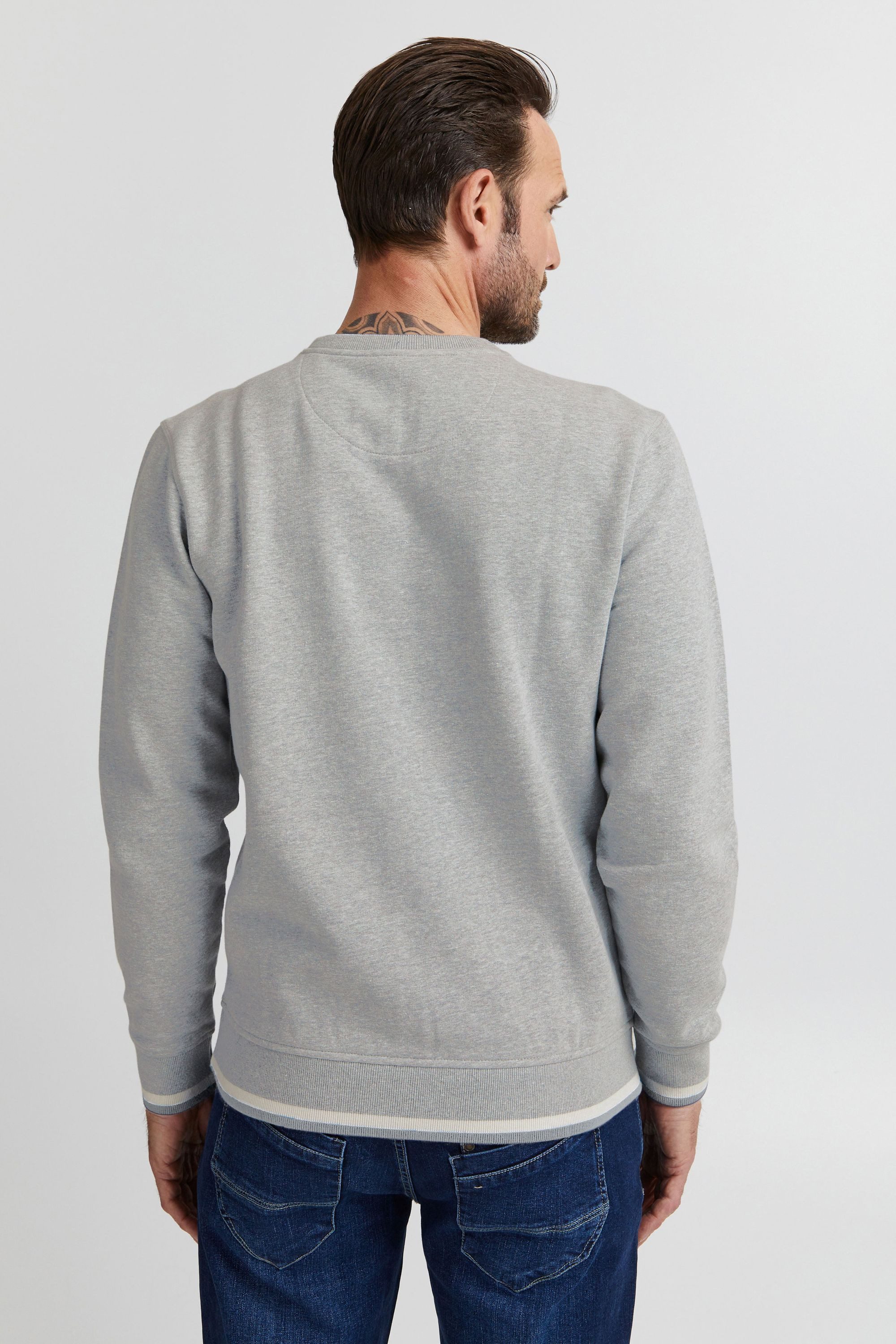 FQ1924 Rundhalspullover FQMangus Modischer Pullover