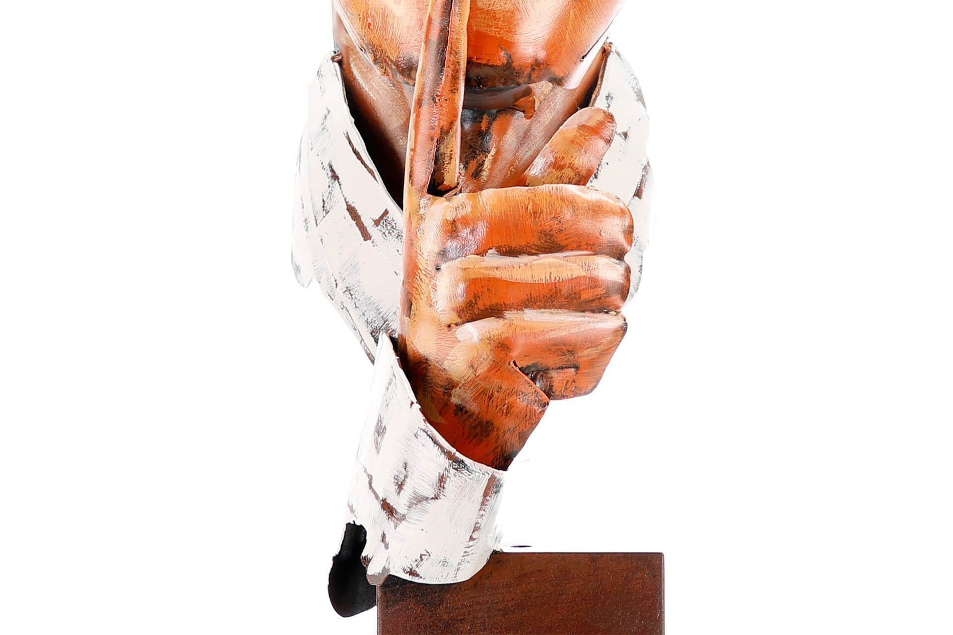 KUNSTLOFT Figur Dekofigur Mystery handgefertigte Keeper 70x20x20 of aus Kunststein cm,