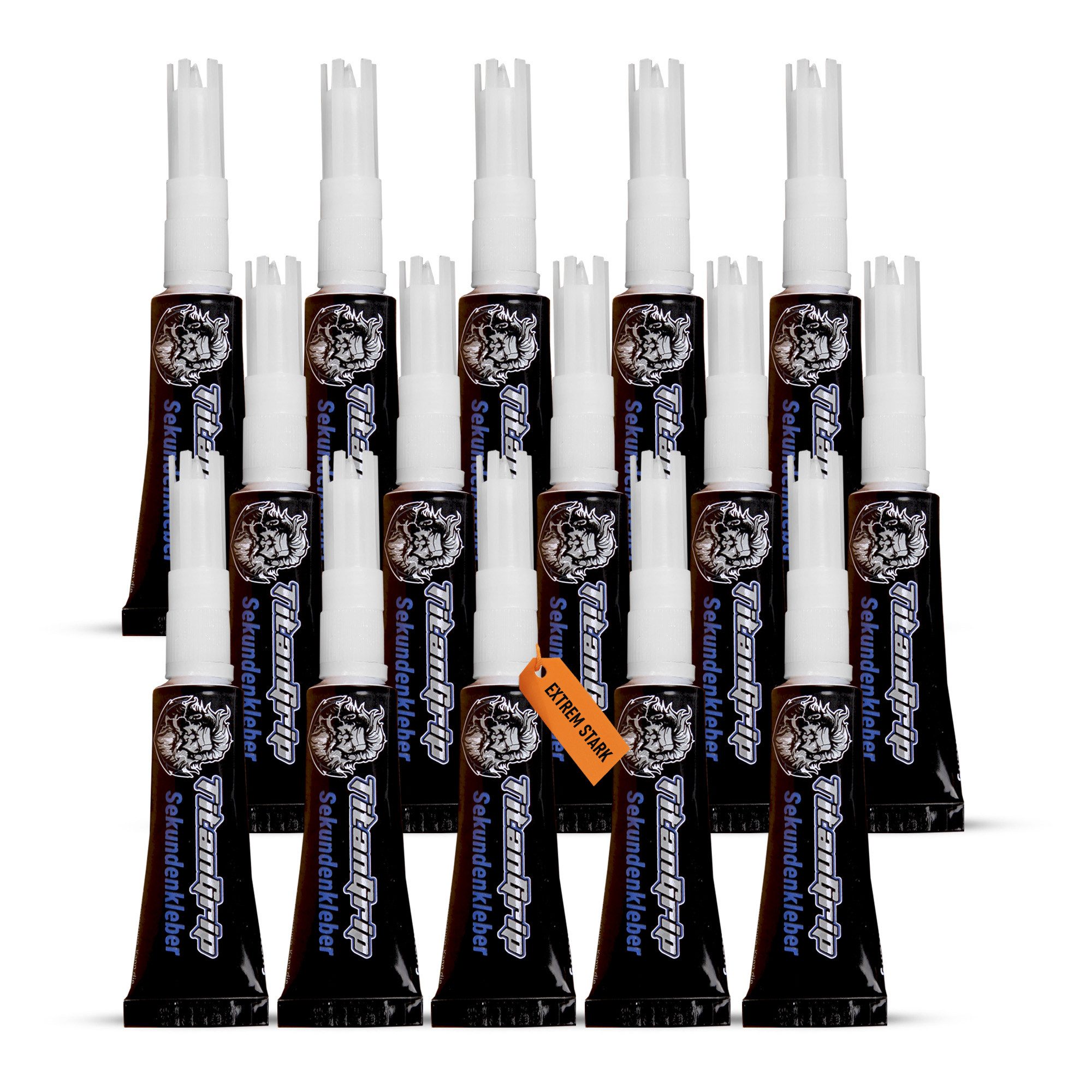 Bestlivings Sekundenkleber Gel extra stark, (20-tlg), hitze- und kältebeständig, für Holz, Metall, Kunststoff, Porzellan