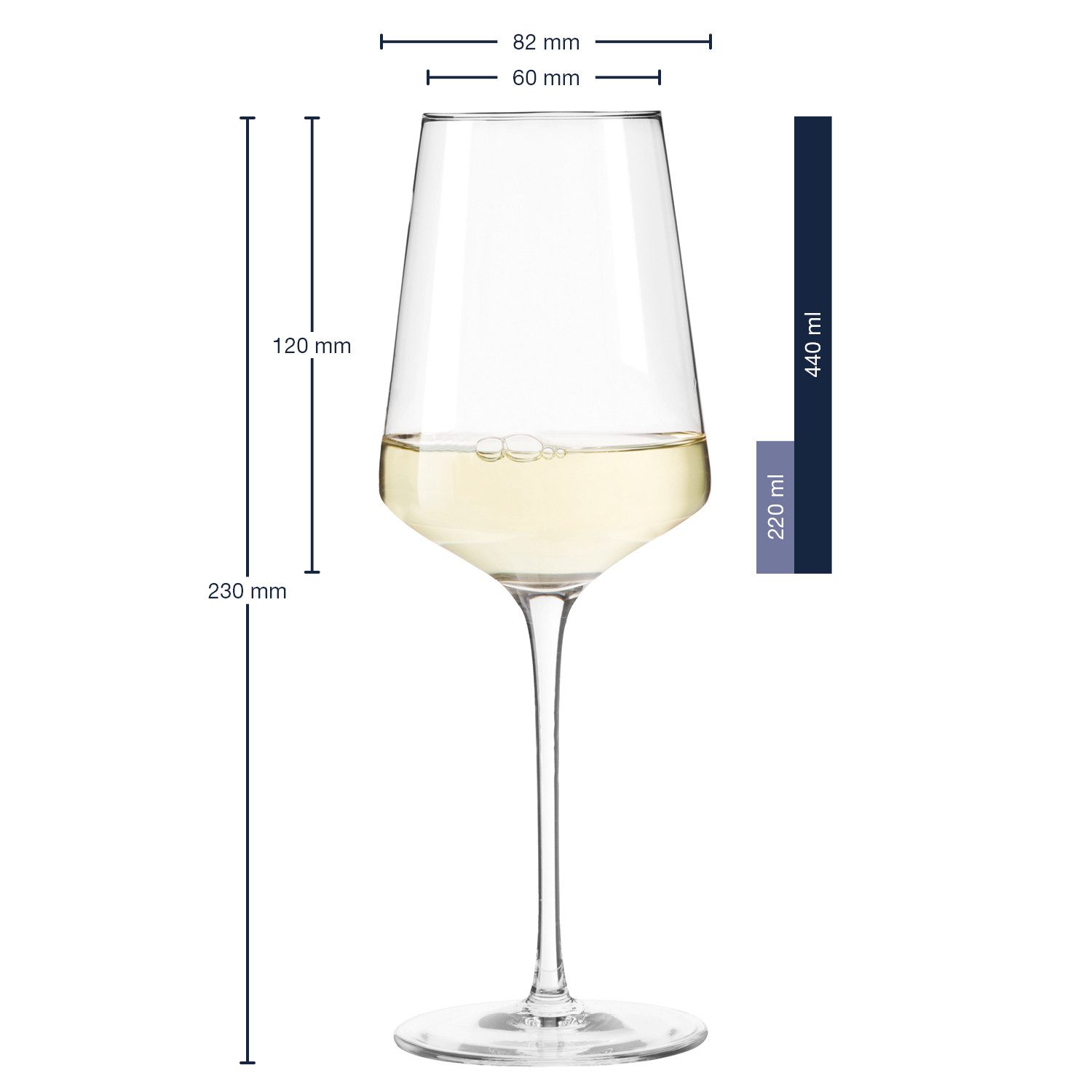 LEONARDO Sektglas, Kristallglas, Spülmaschinenfest