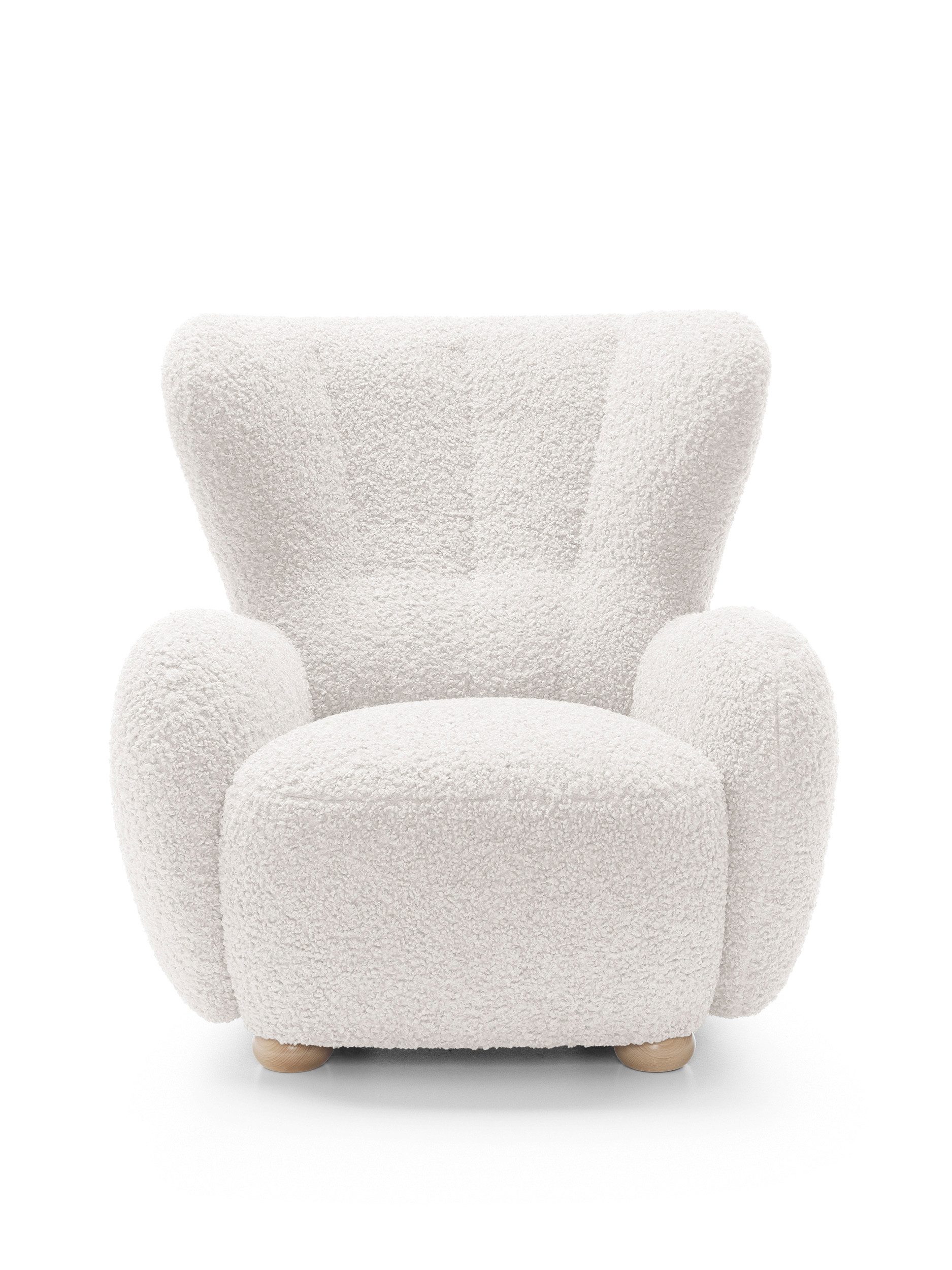 Goldstoff Sessel HUGSY Relaxsessel Boucle mit günstig online kaufen