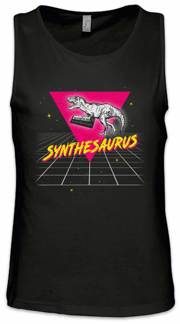 Urban Backwoods Tanktop Synthesaurus I Ärmelloses T-Shirt Synthesizer Electro Techno LFO Musik Music DJ MC Elektro