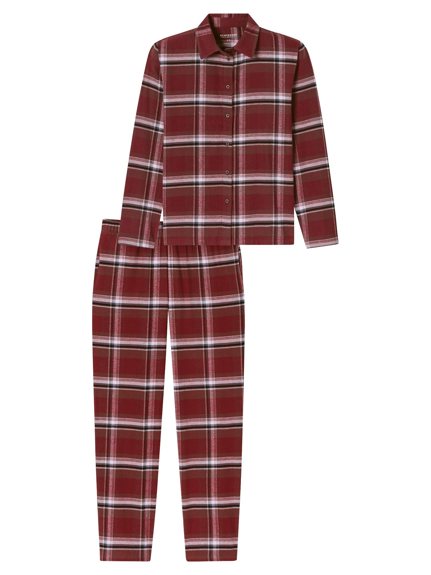 Schiesser Pyjama Selected Premium Warming (2 tlg) schlafanzug schlafmode be günstig online kaufen