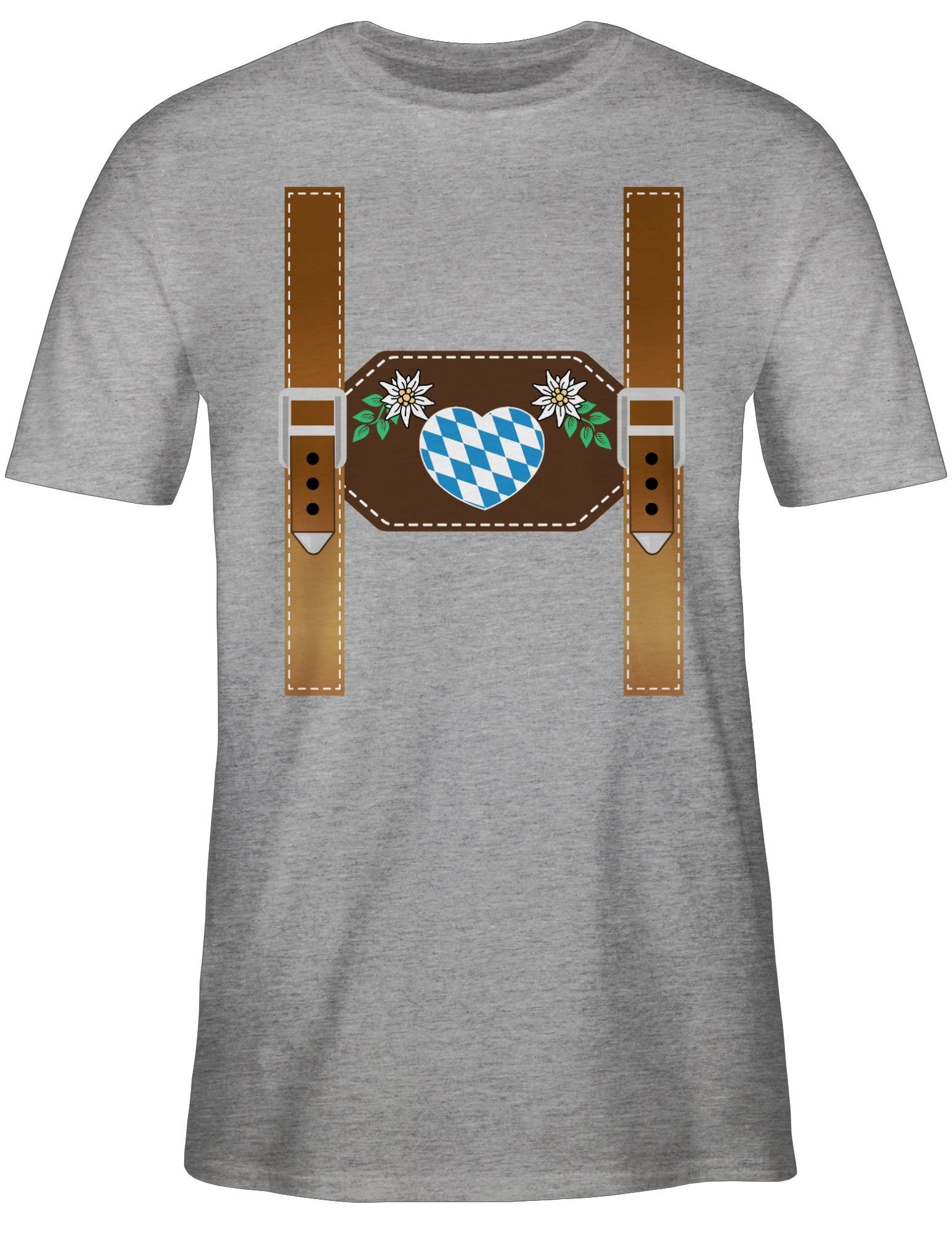 T-Shirt Lederhose - Herz Bayern