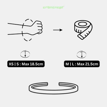 CRBNCNCPT Armband Carbon Fiber Armreif Schwarz Herren, Cuff - Armband - Bracelet, Ultraleicht