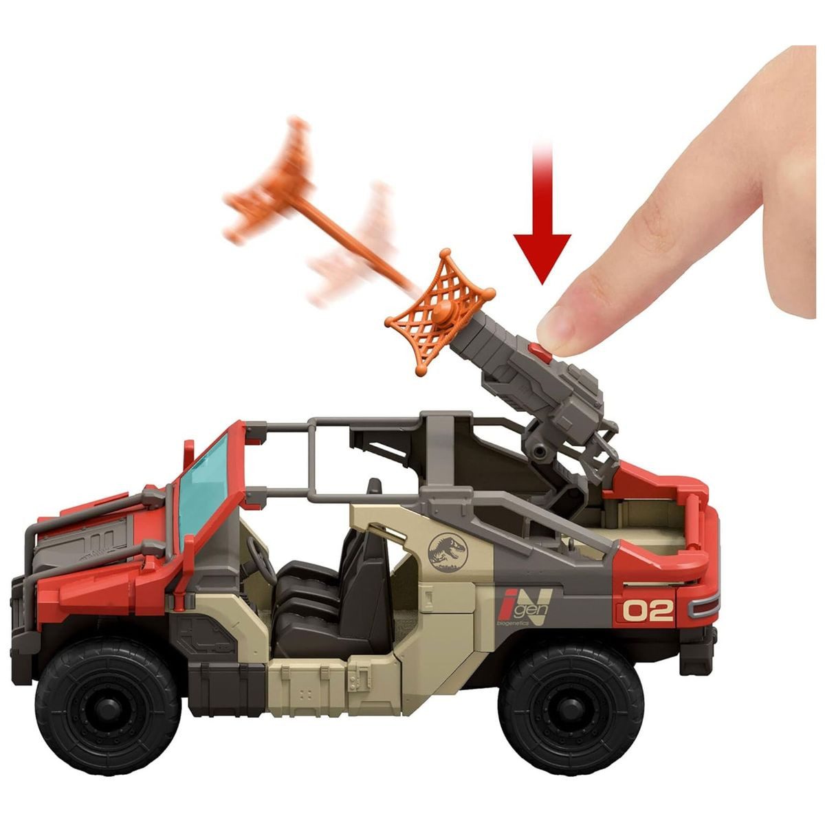 Mattel® Spielwelt Mattel JGB59 - Jurassic World - Die Wiedergeburt -Launch´n Battle Spi – Bild 4 von 5