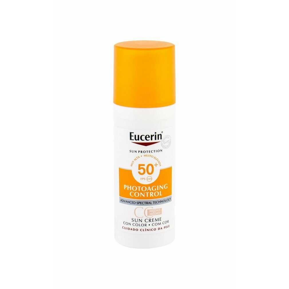 Eucerin Sonnenschutzpflege PHOTOAGING CONTROL CC SUN CREAM SPF50+ 50 ml