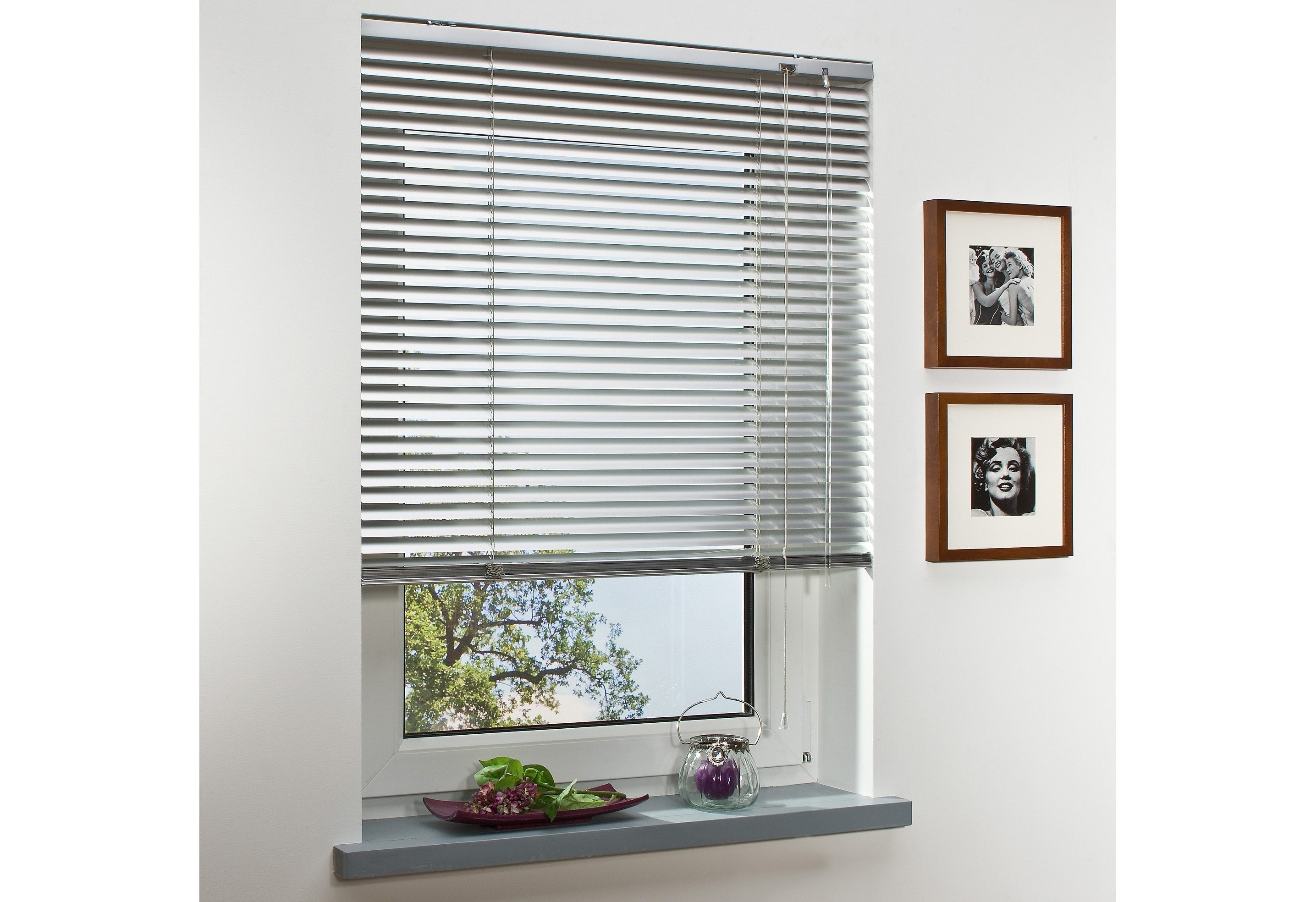 Liedeco Jalousie Aluminium-Jalousie, mit Bohren, freihängend, günstig online kaufen