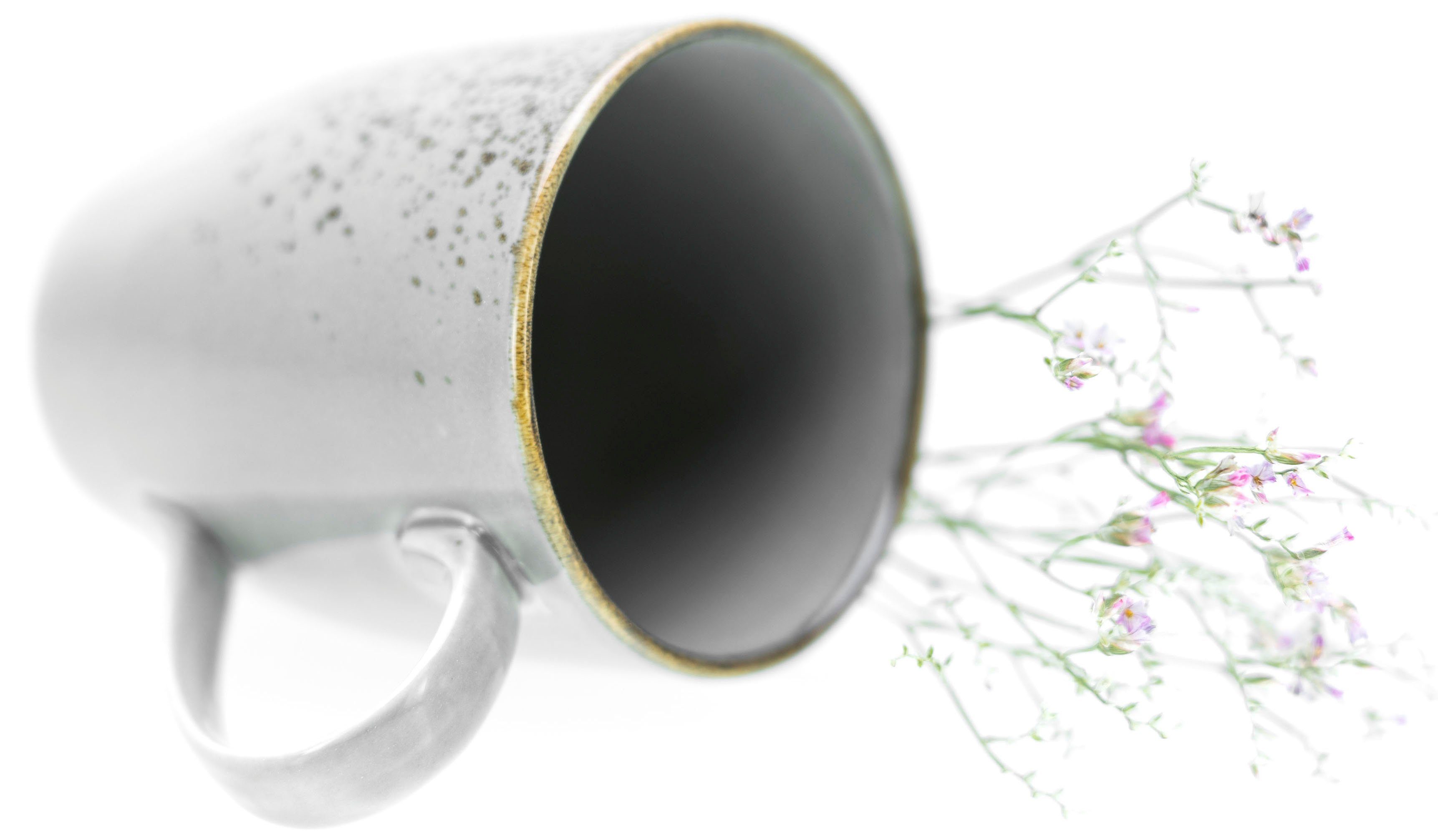 CreaTable Kombiservice Geschirr-Set NATURE COLLECTION Vintage Garden (16-tlg), 4 Personen, Steinzeug, Service, 16 Teile, für 4 Personen